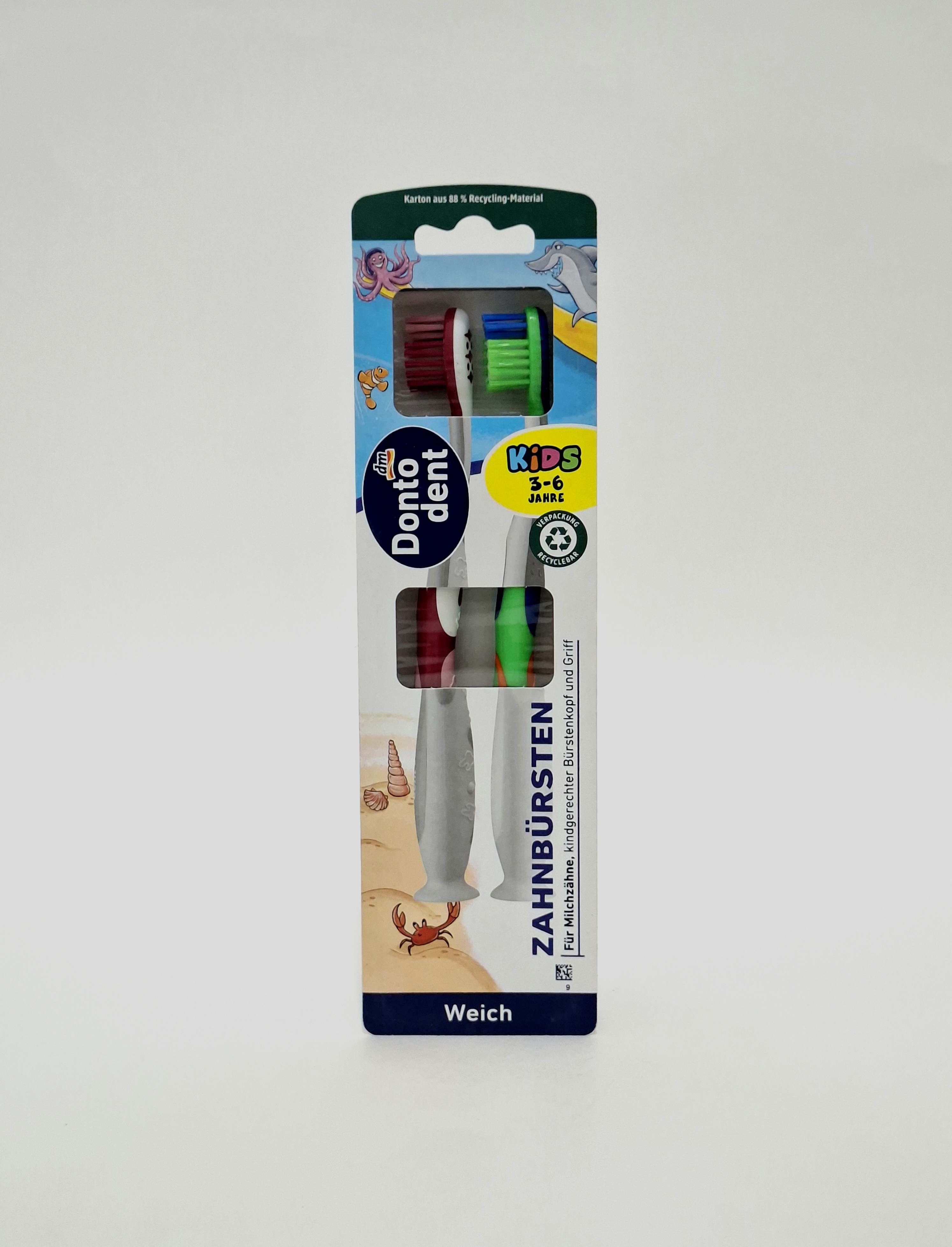 Dontodent tooth brush Kids, 2 pcs Germany