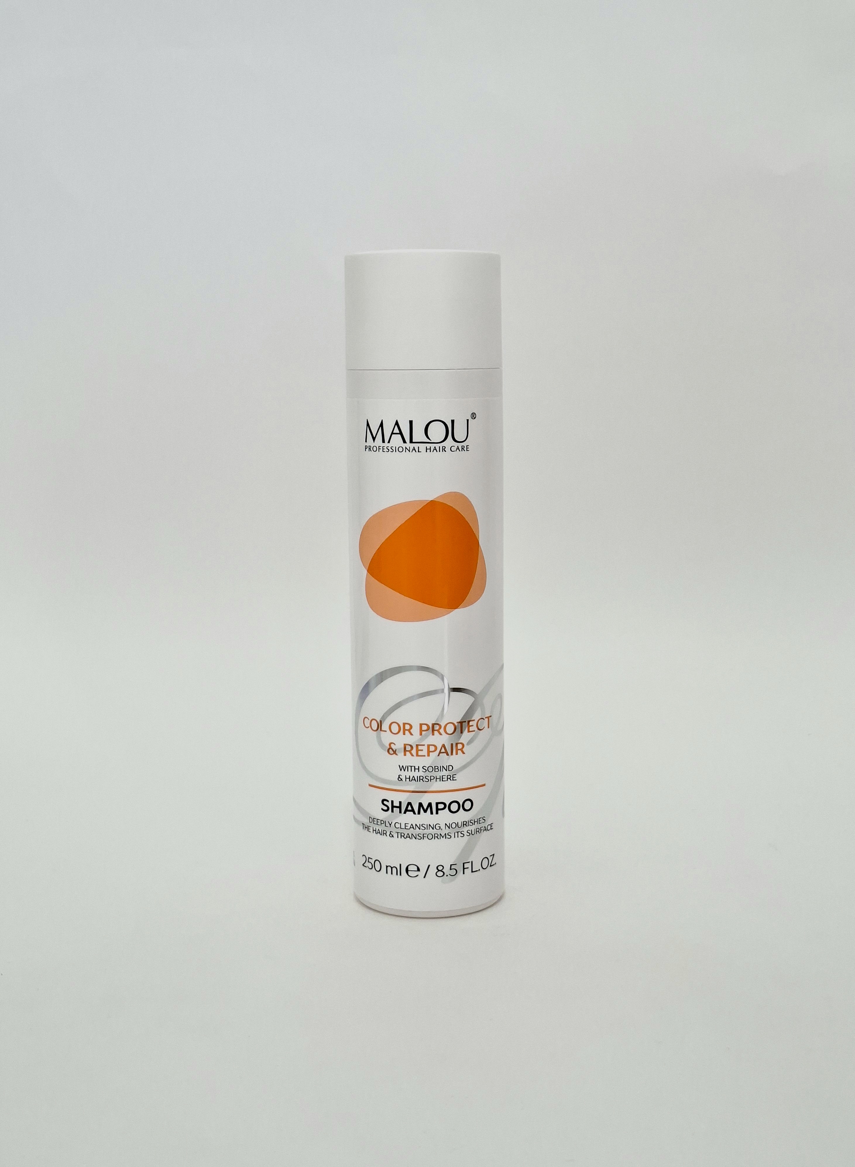 MALOU шампунь защита и восстановление цвета волос 250мл (Малоу) Crevil Cosmetics/Germany