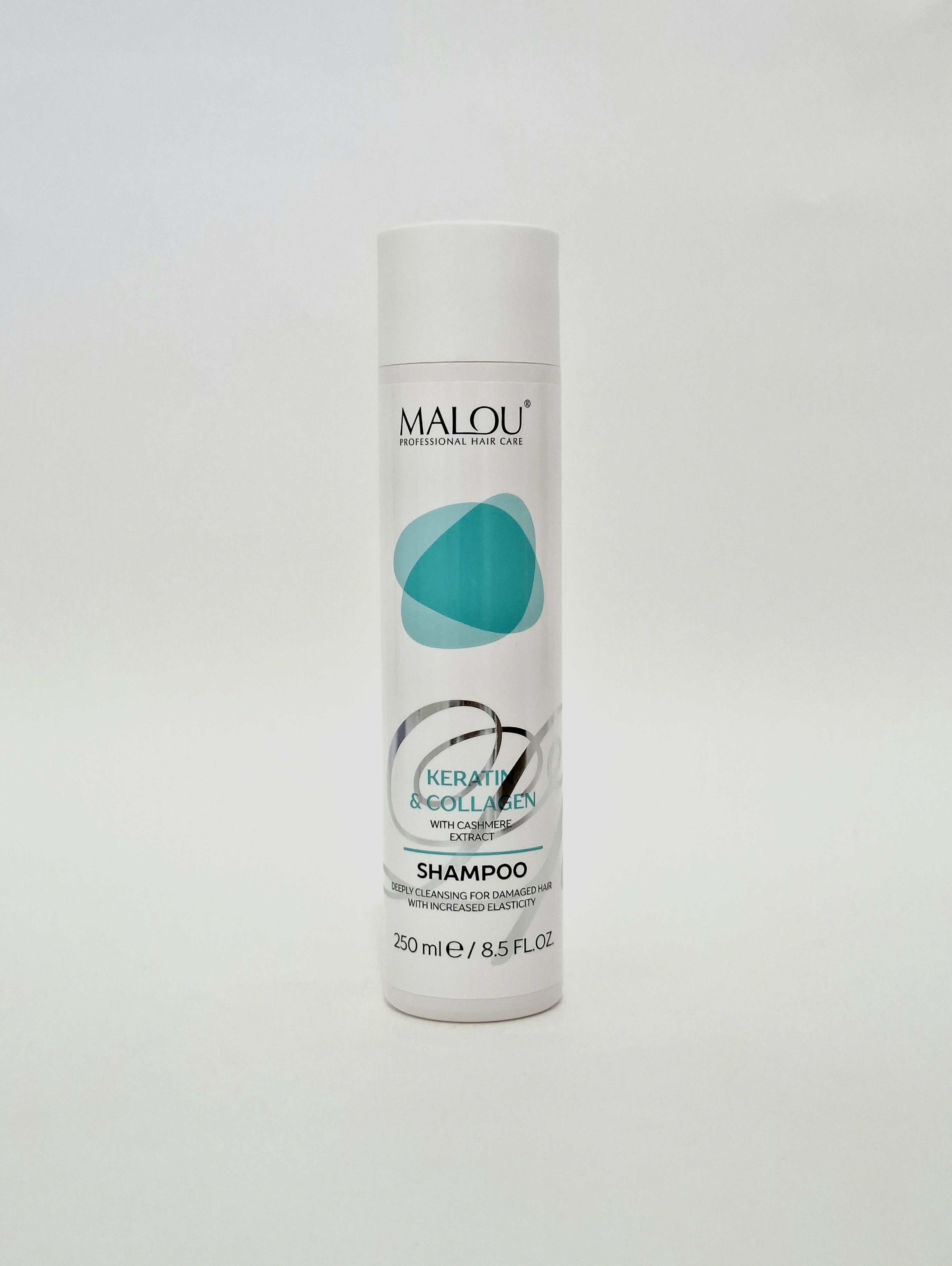 MALOU Шампунь с кератином и коллагеном и экстрактом кашемира 250мл (Малоу) Crevil Cosmetics/Germany