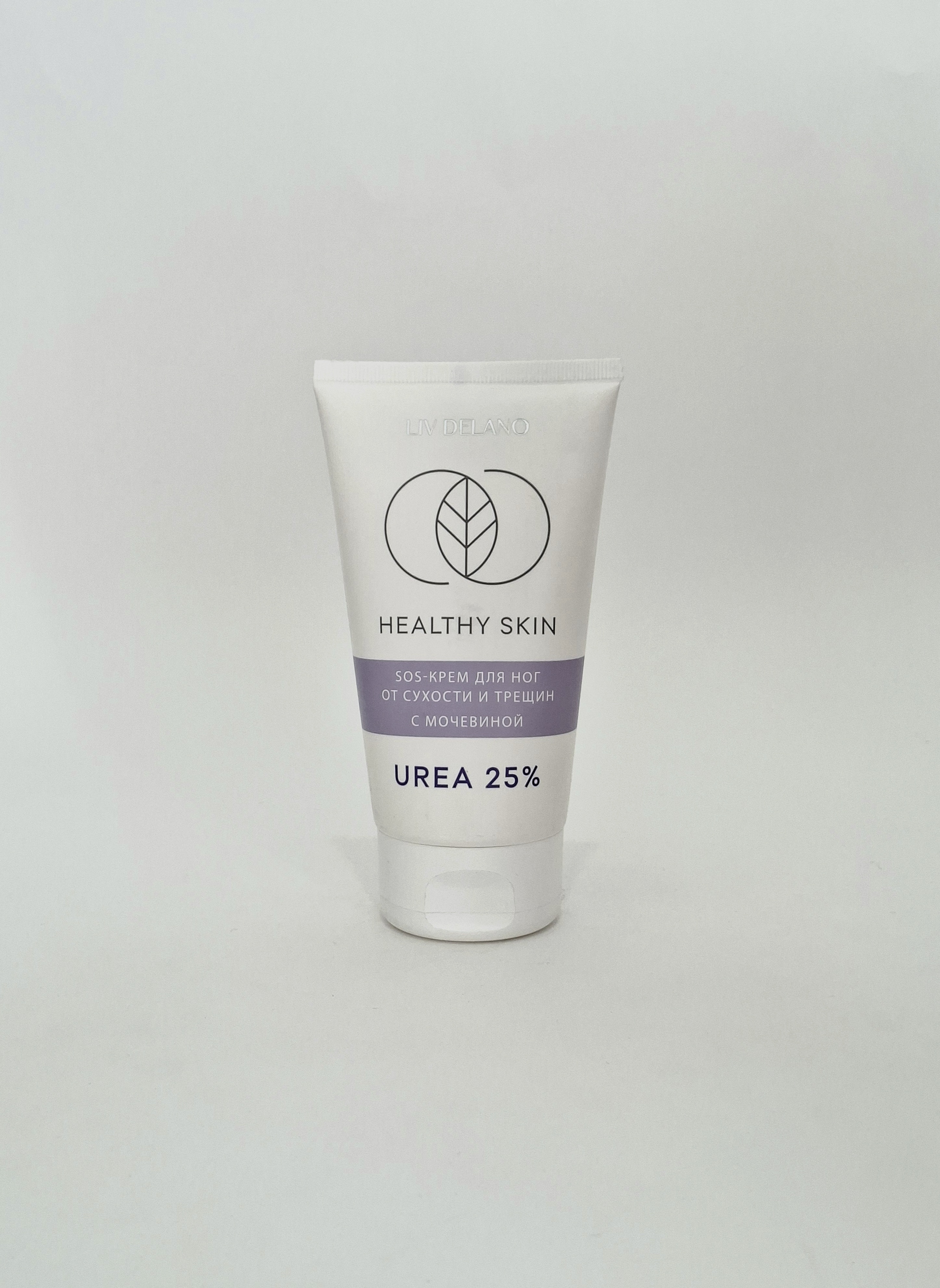 ЛИВ-КРЕМ Д/НОГ SOS UREA 25%150г от сухости и трещин с мочевиной Liv Delano-Беларусь