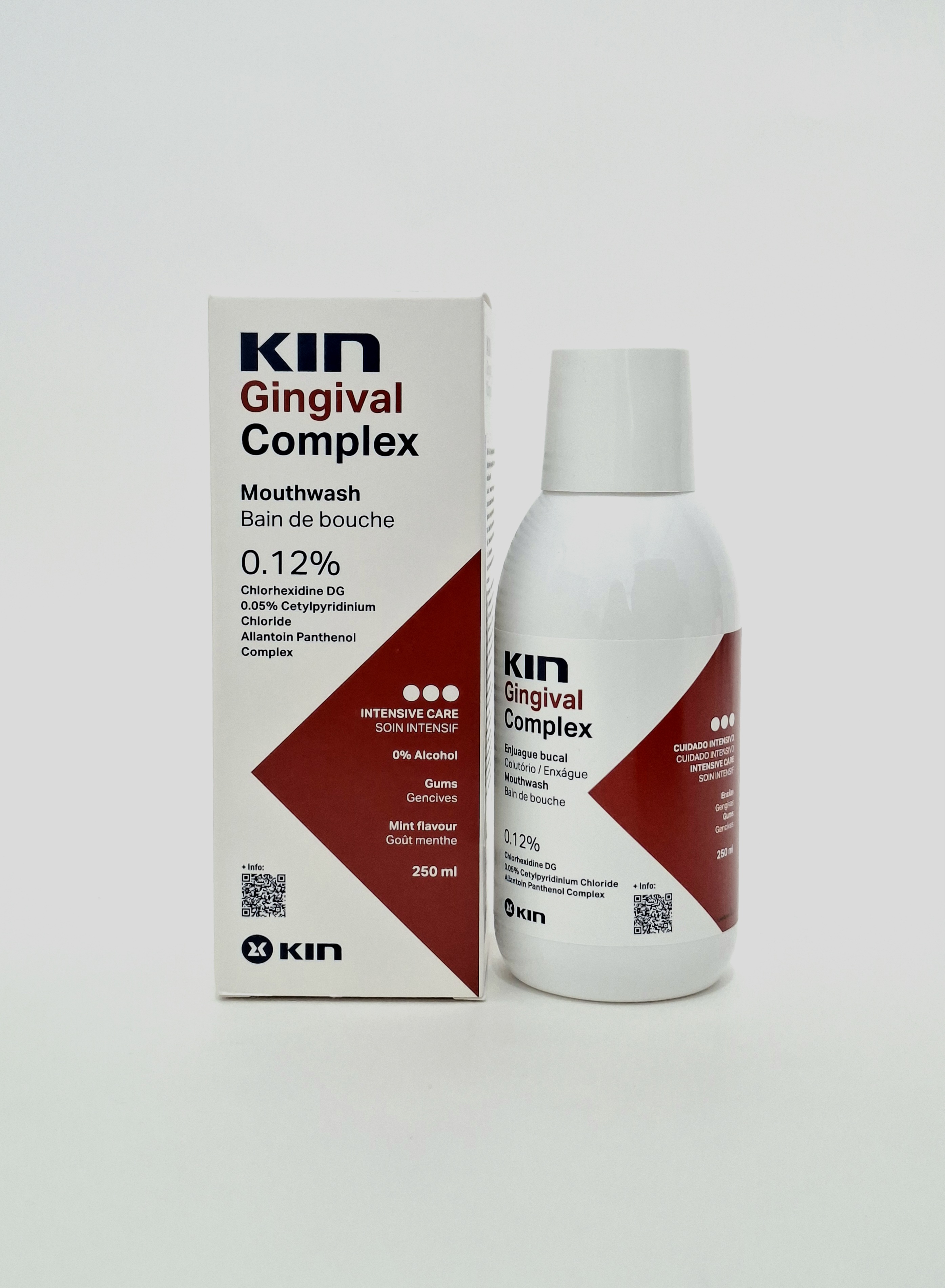 Kin Gingival complex opoloskivatel for mouth 0.12% 250ml 10826 Kin, Spain