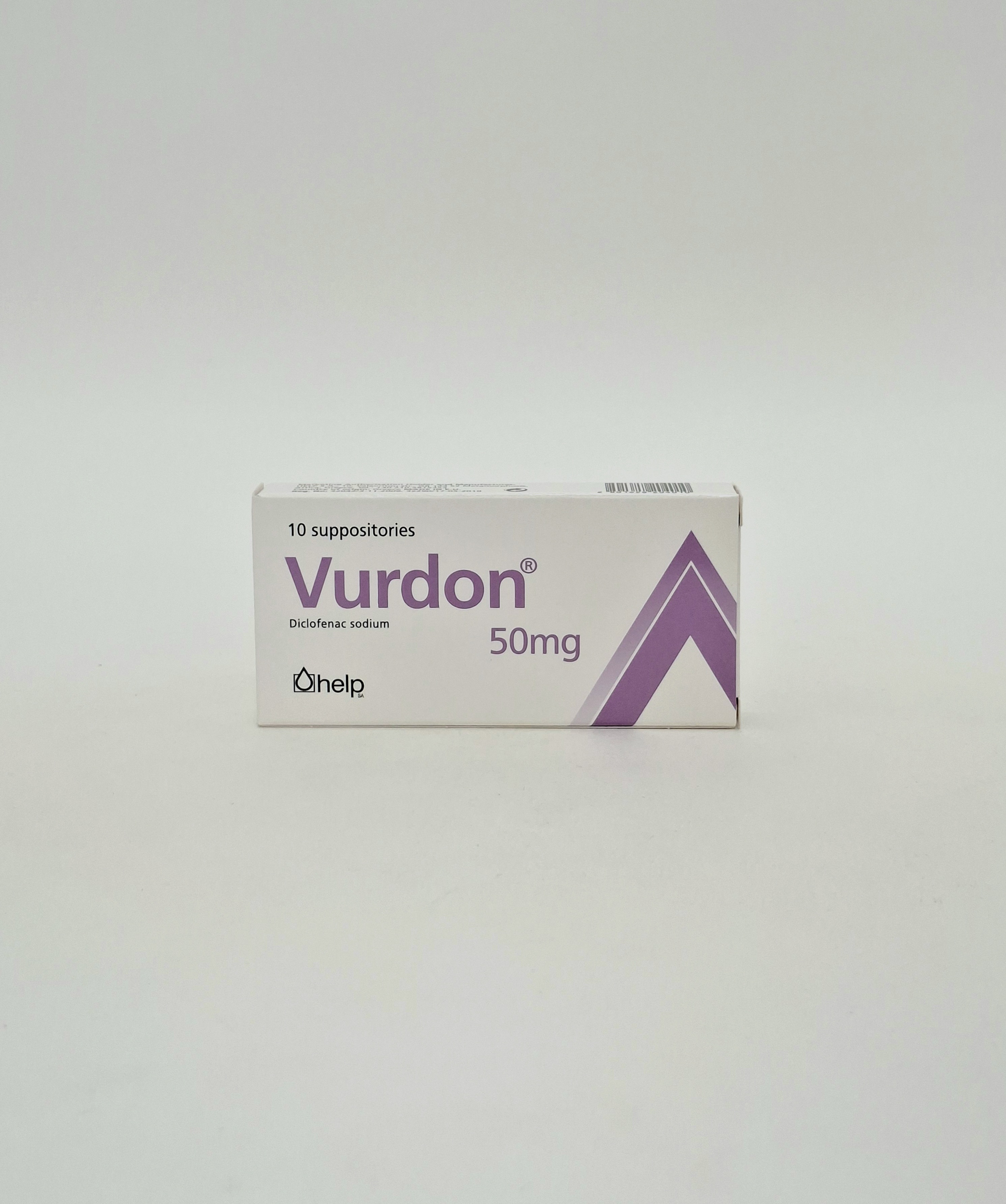 Vurdon suppositories 50mg x 10 Khelp