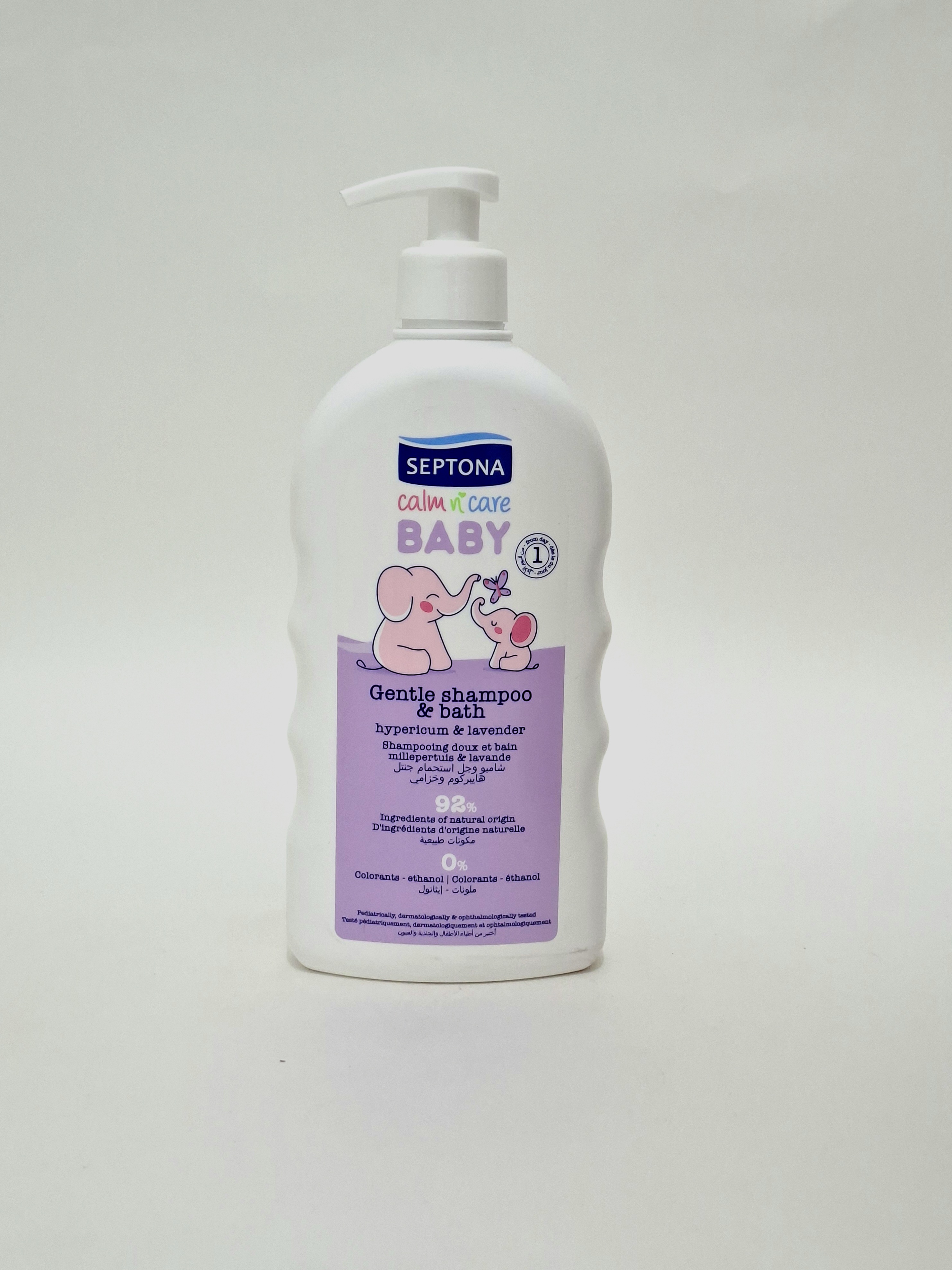 Shampoo and gel for shower St. John's wort and lavender 500ml NEW/0117/, code 0063 Septona