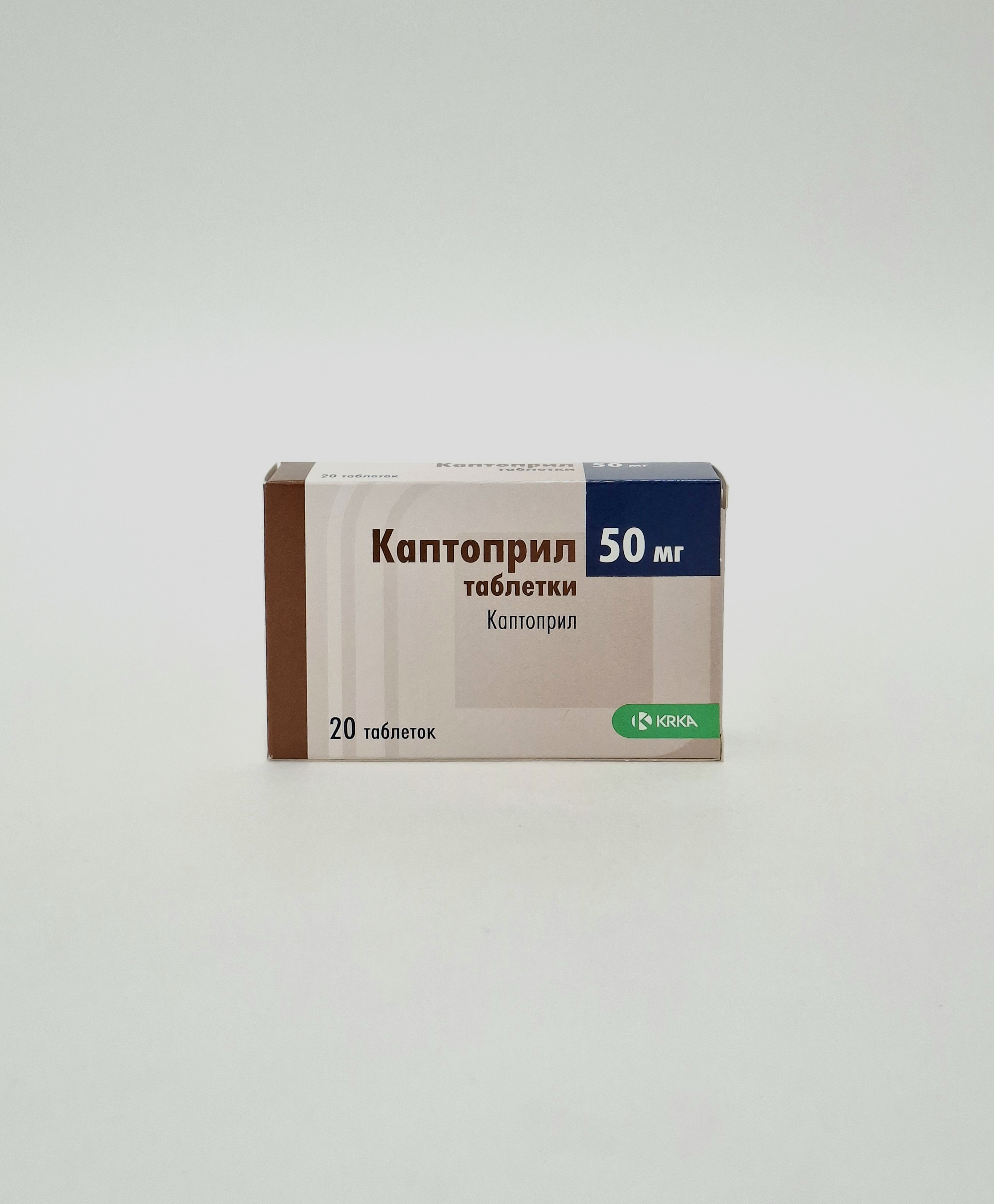 Captopril tablets 50mg x 20 KRKA Slovenia
