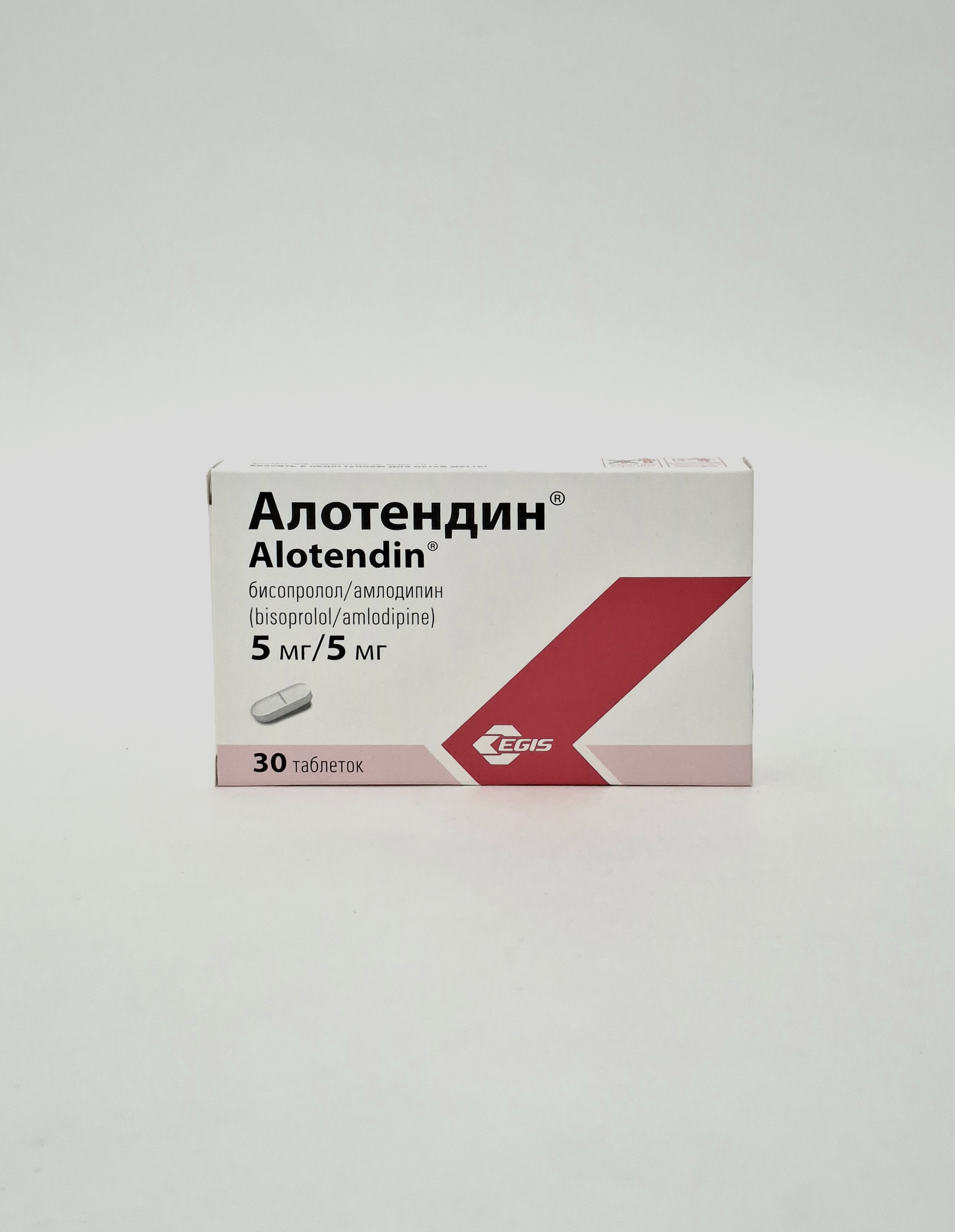 Алотендин 5/5мг тб №30 Эгис Венгрия