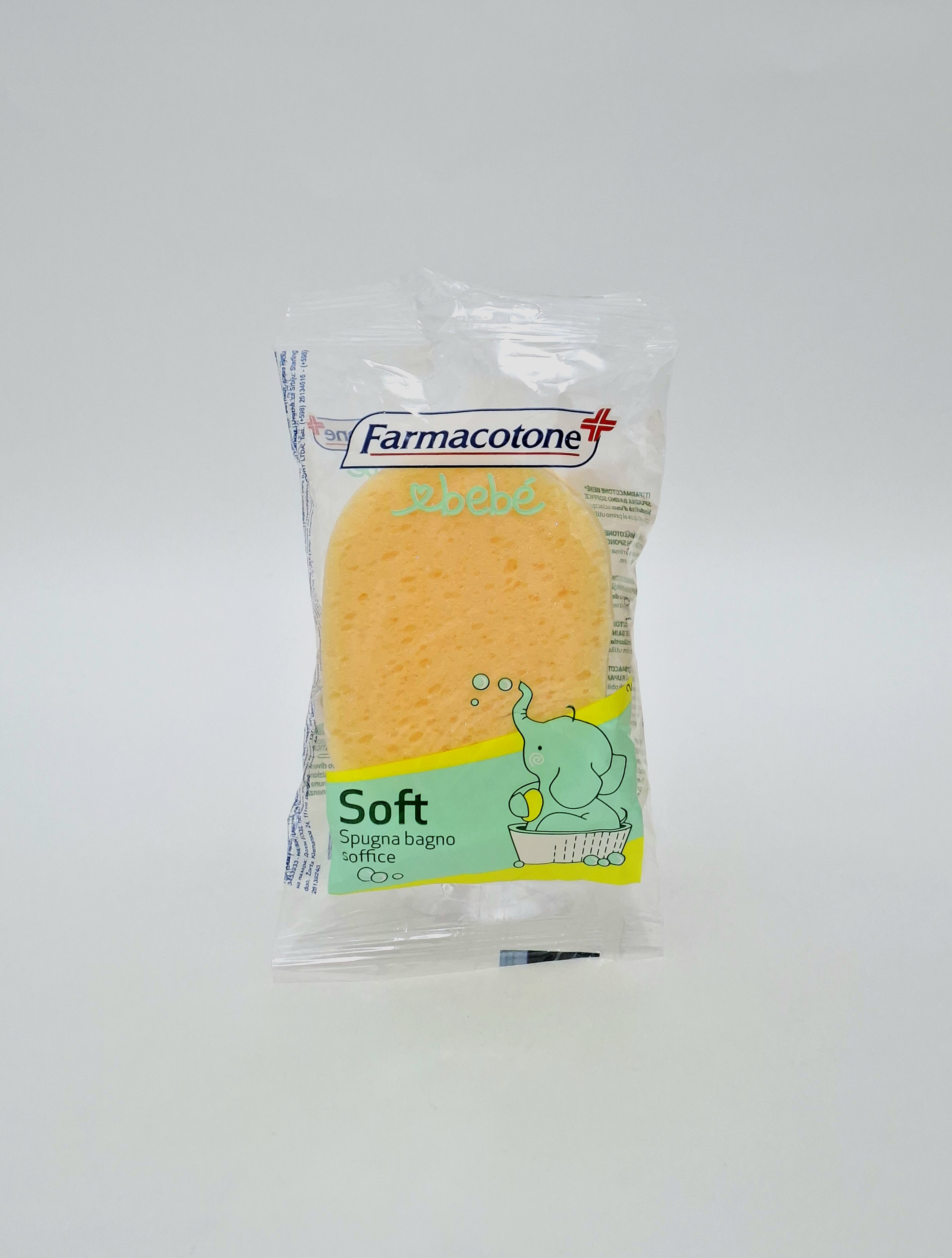 GUBKA for KUPANIYa OVALNAYa soft x 1(76PA-FB) Farmacotone Bebe-Italy