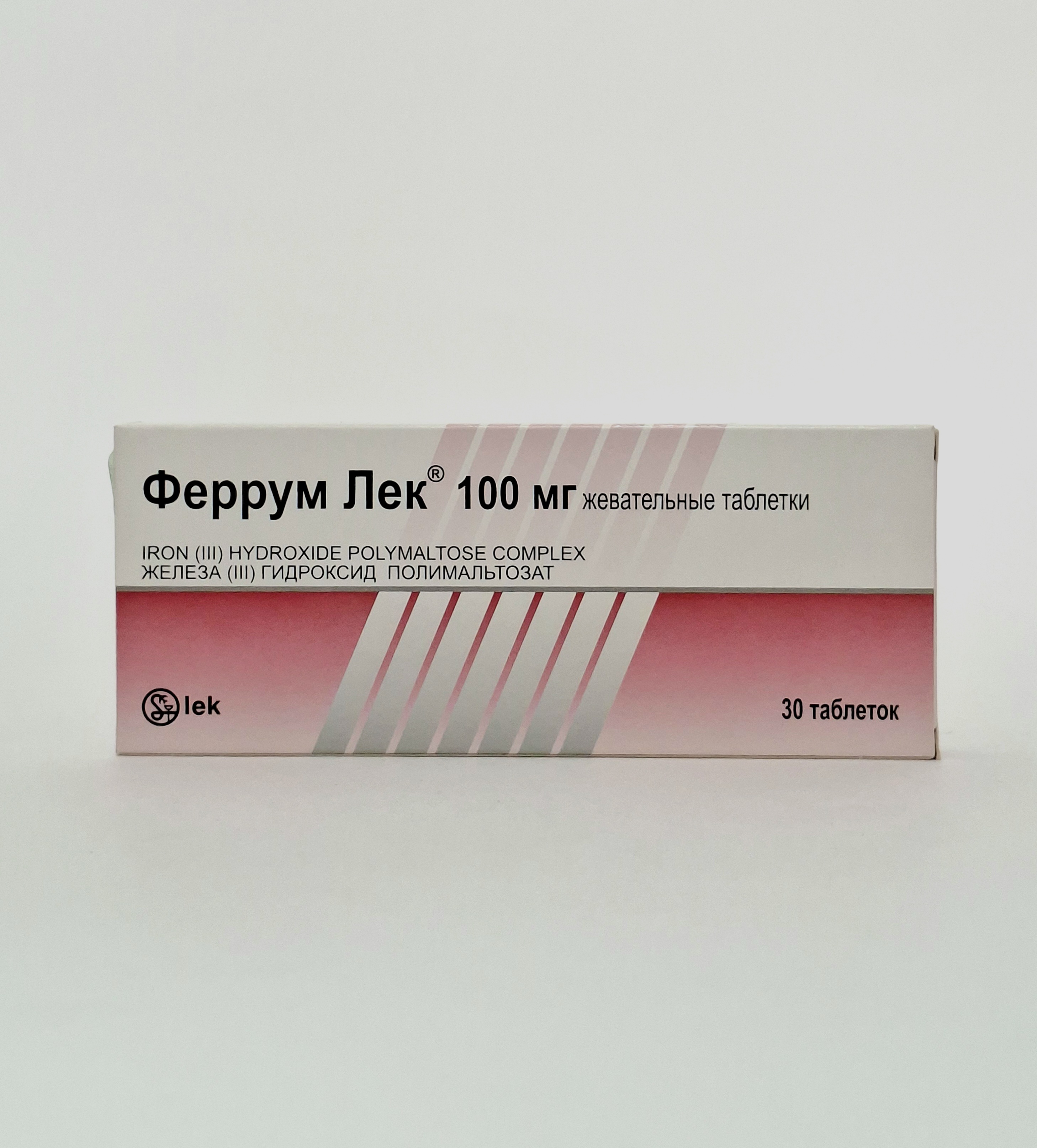 Ferrum LEK chewable tablets 100mg x 30 Sandoz