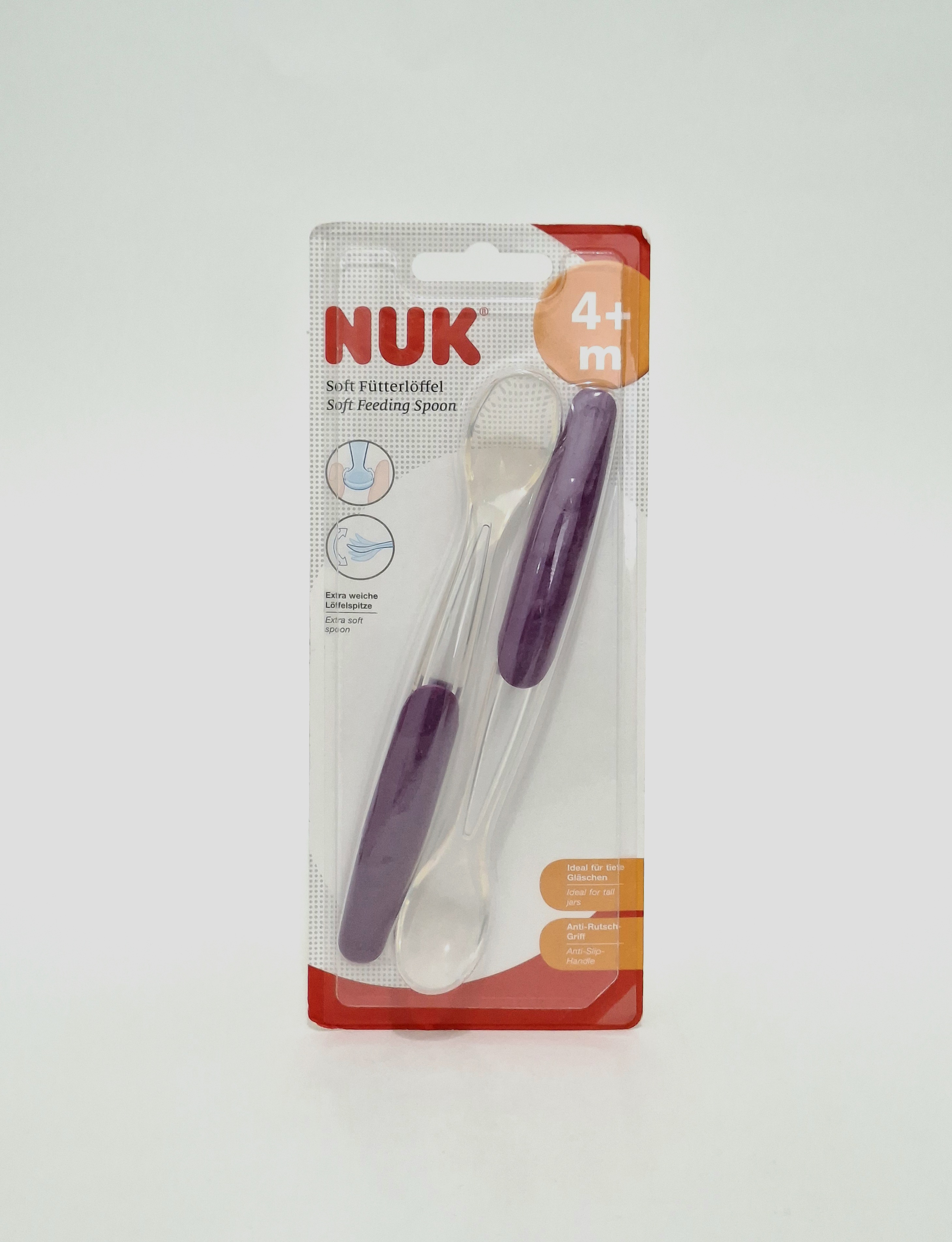 Lozhki children's silikonovye x 2 in pack. code 10255065 Nuk
