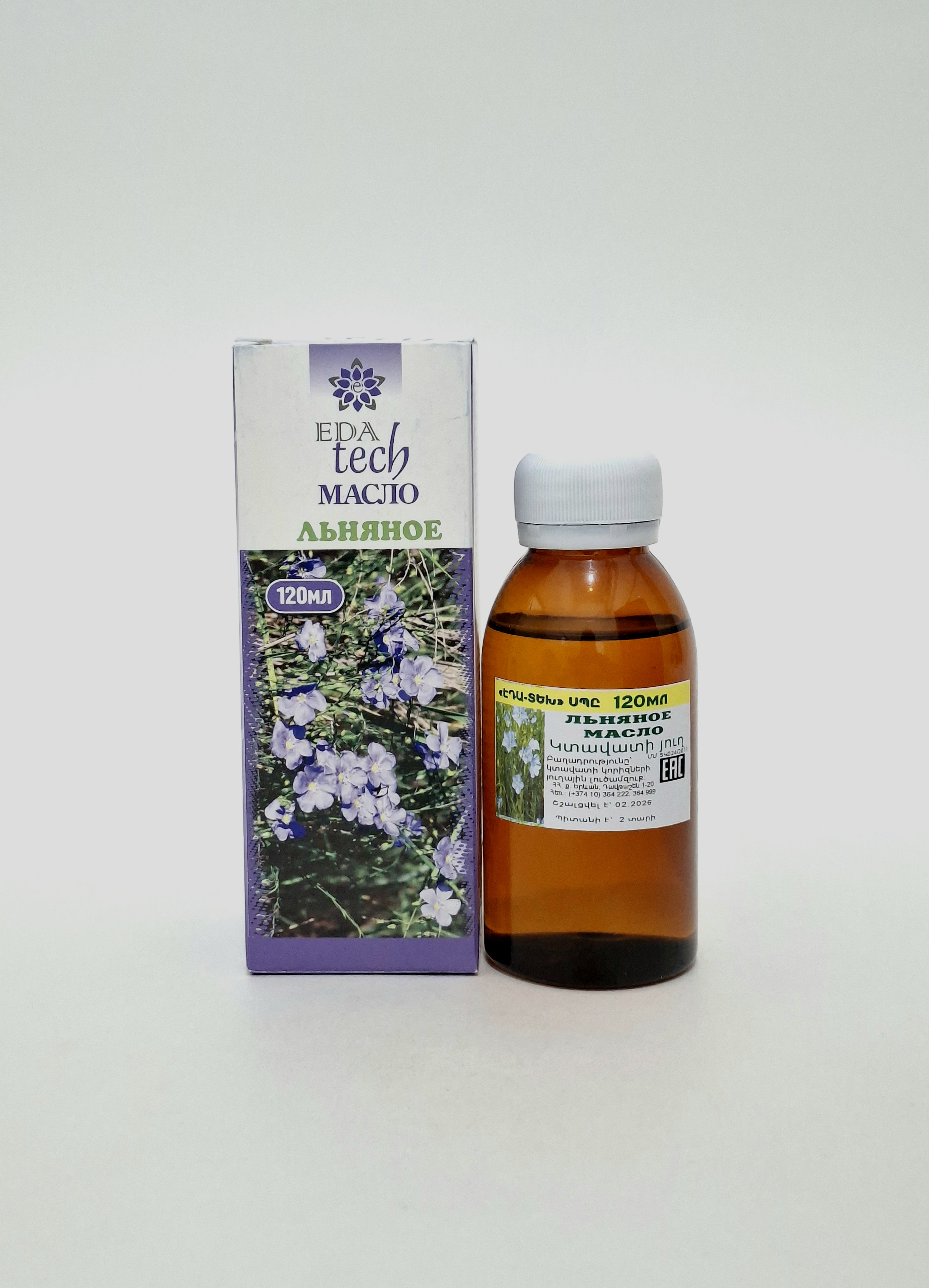 Flaxseed oil 120.0 EDA-TEKh Armeniya