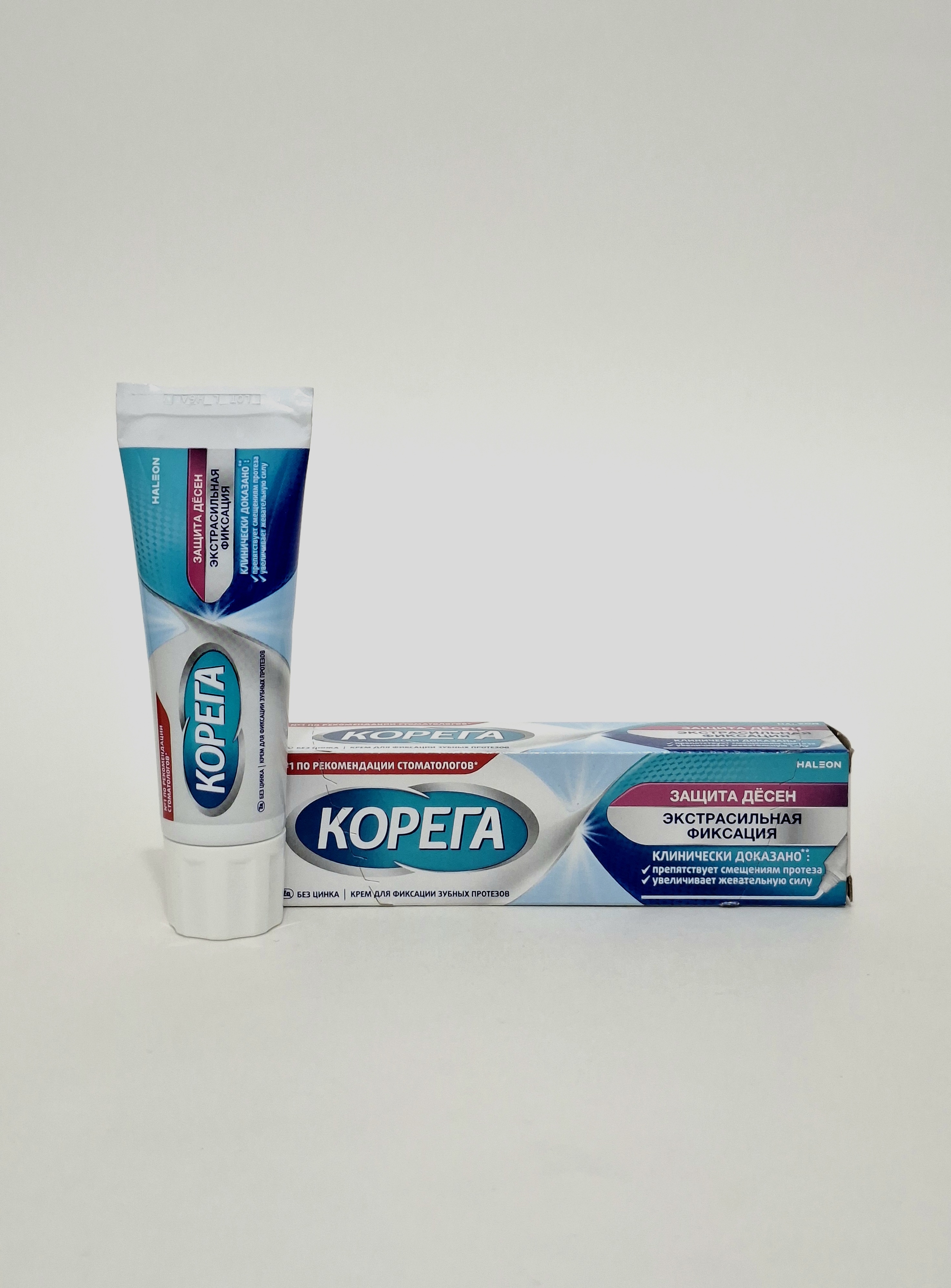 Корега Защита десен клей для протеза 40г ГлаксоСмитКляйн. Англия