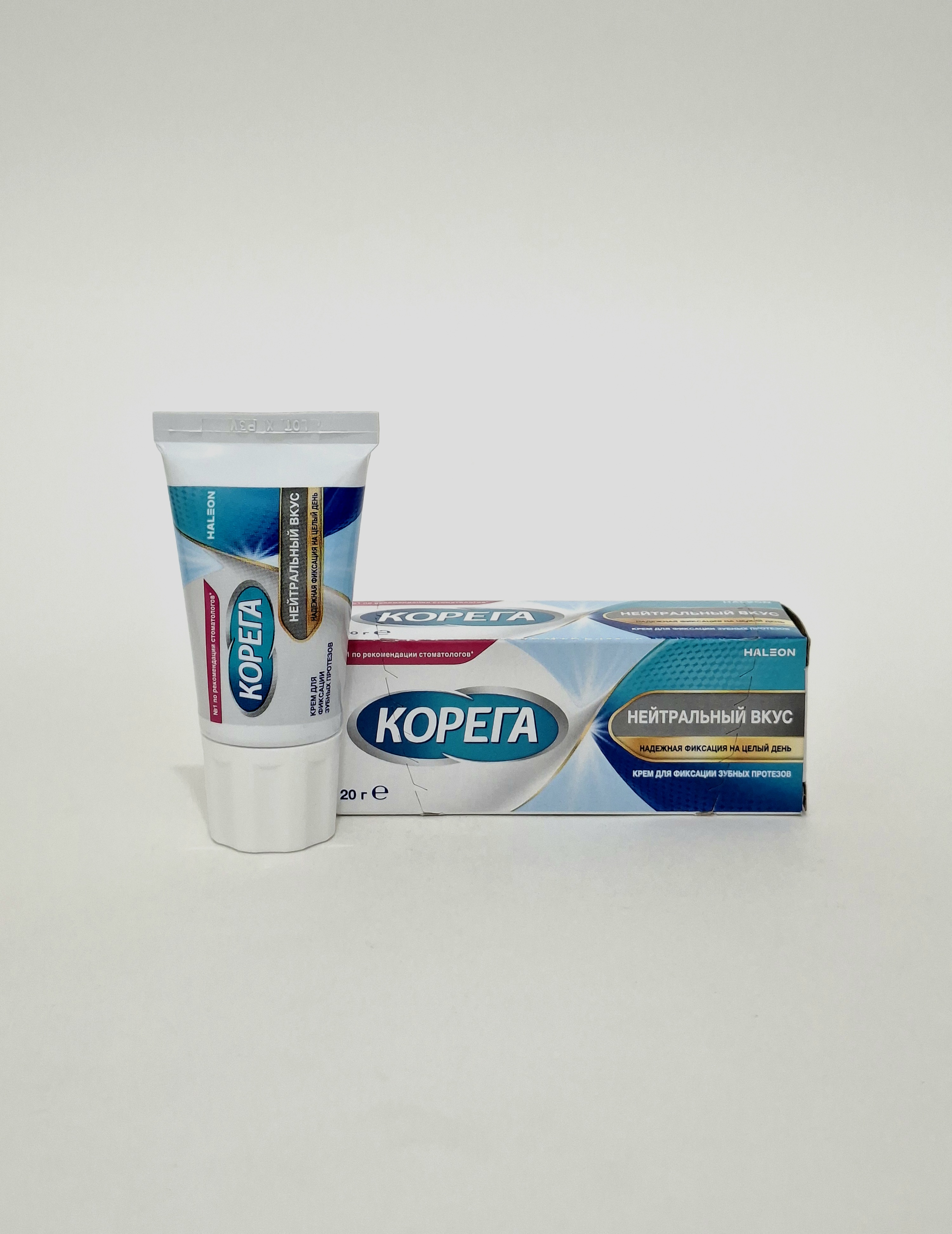 Korega Kley for fiks. zubnykh protezov neytr. flavor 20g Glakso-Velkom