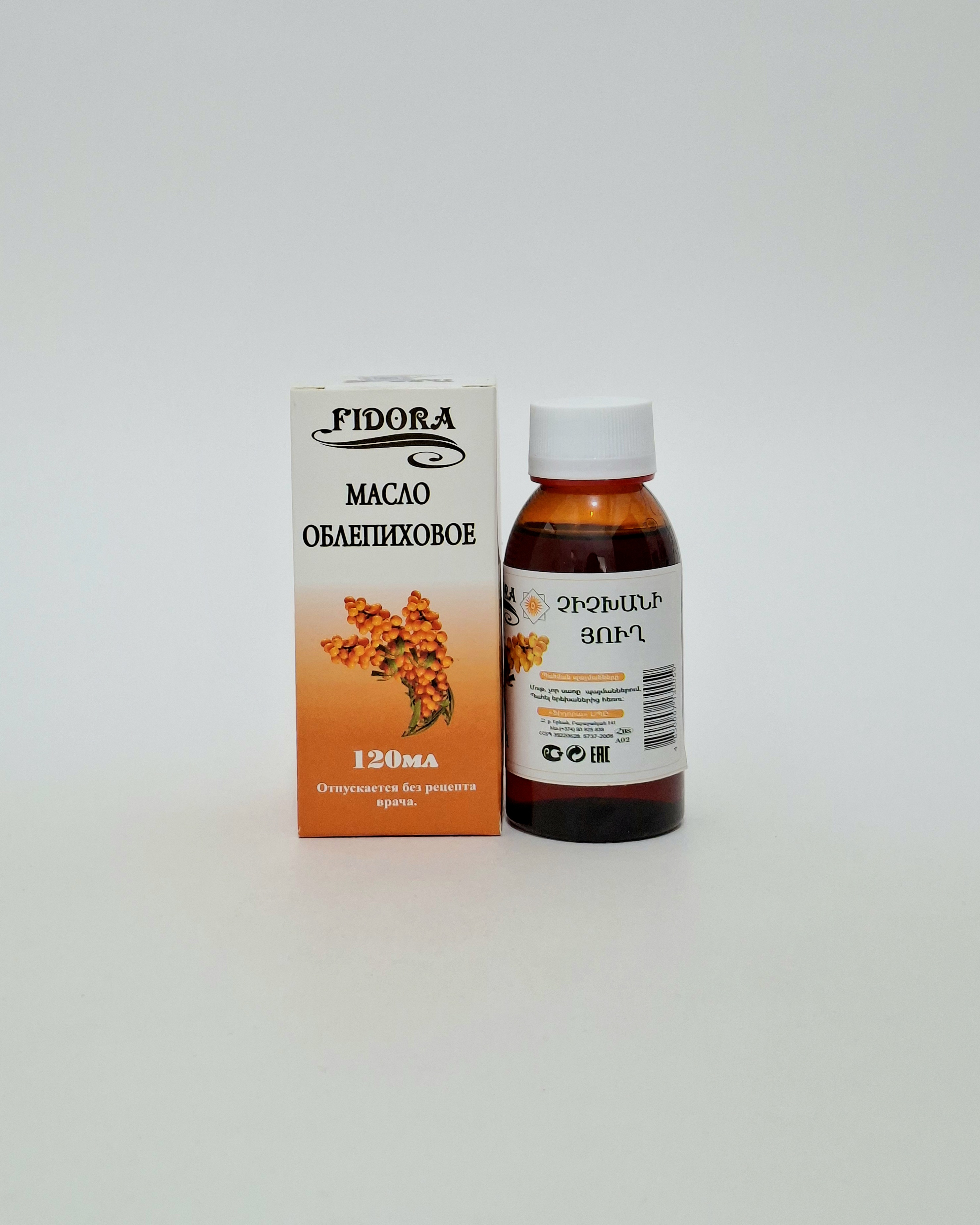 Չիչխանի յուղ 120մլ Фидора Армения
