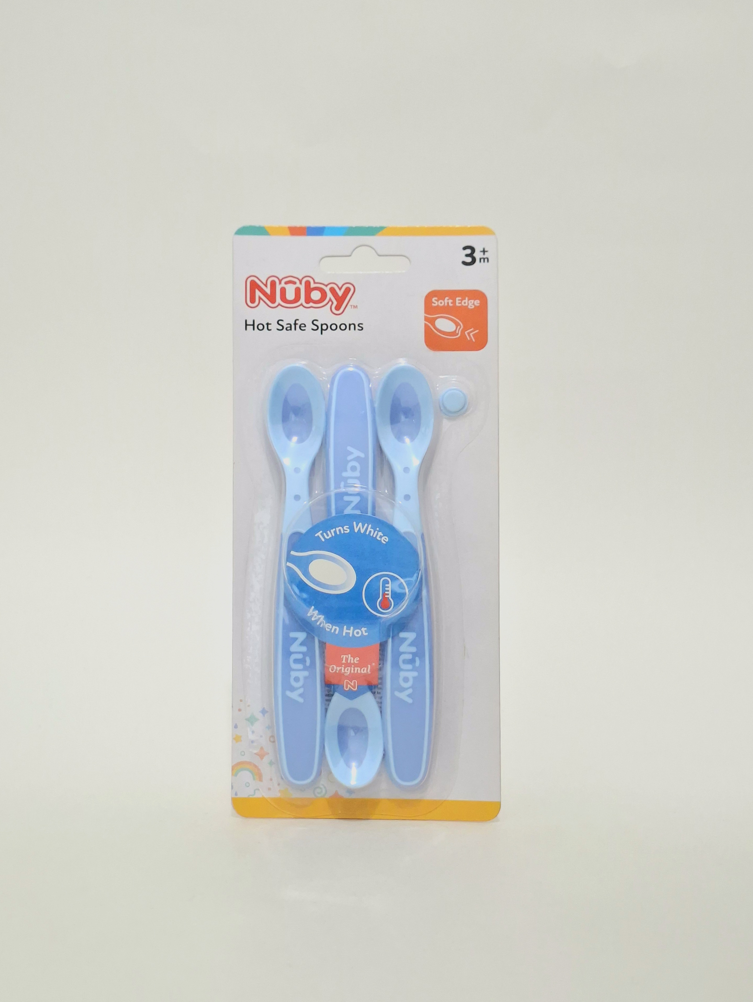 Nuby spoon termochuv x 3 in pack. soft for kormleniya, code 5235 Nubi