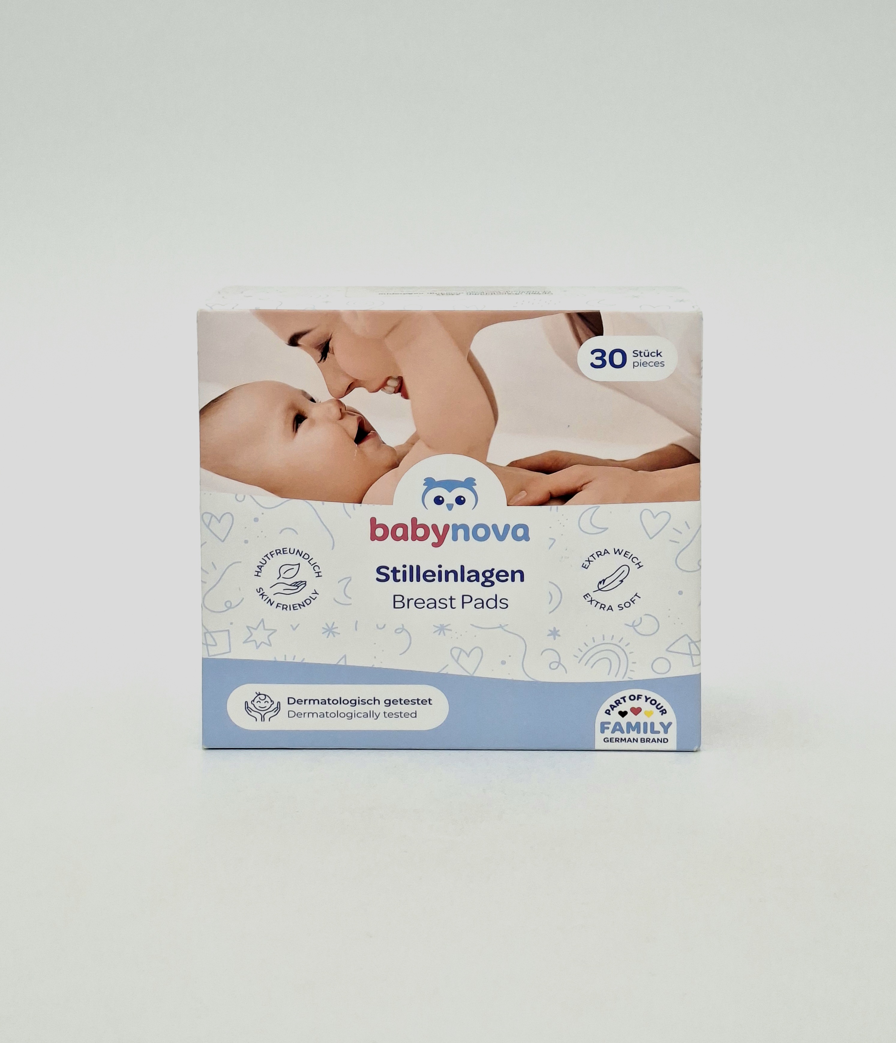 ПРОКЛАДКИ В БЮСТГАЛЬТЕР, ВПИТЫВАЮЩАЯ МОЛОКО(34042) №30 Baby Nova-Германия
