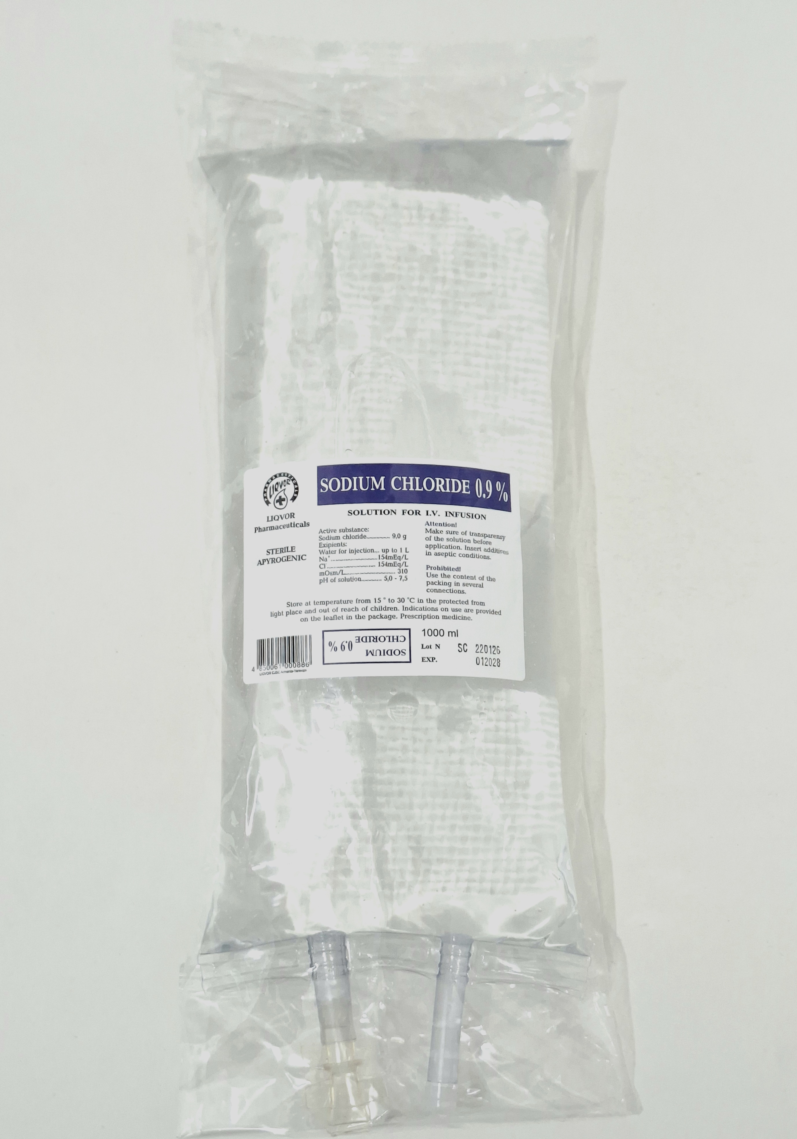 Sodium chloride 0.9%- 1000.0 Likvor
