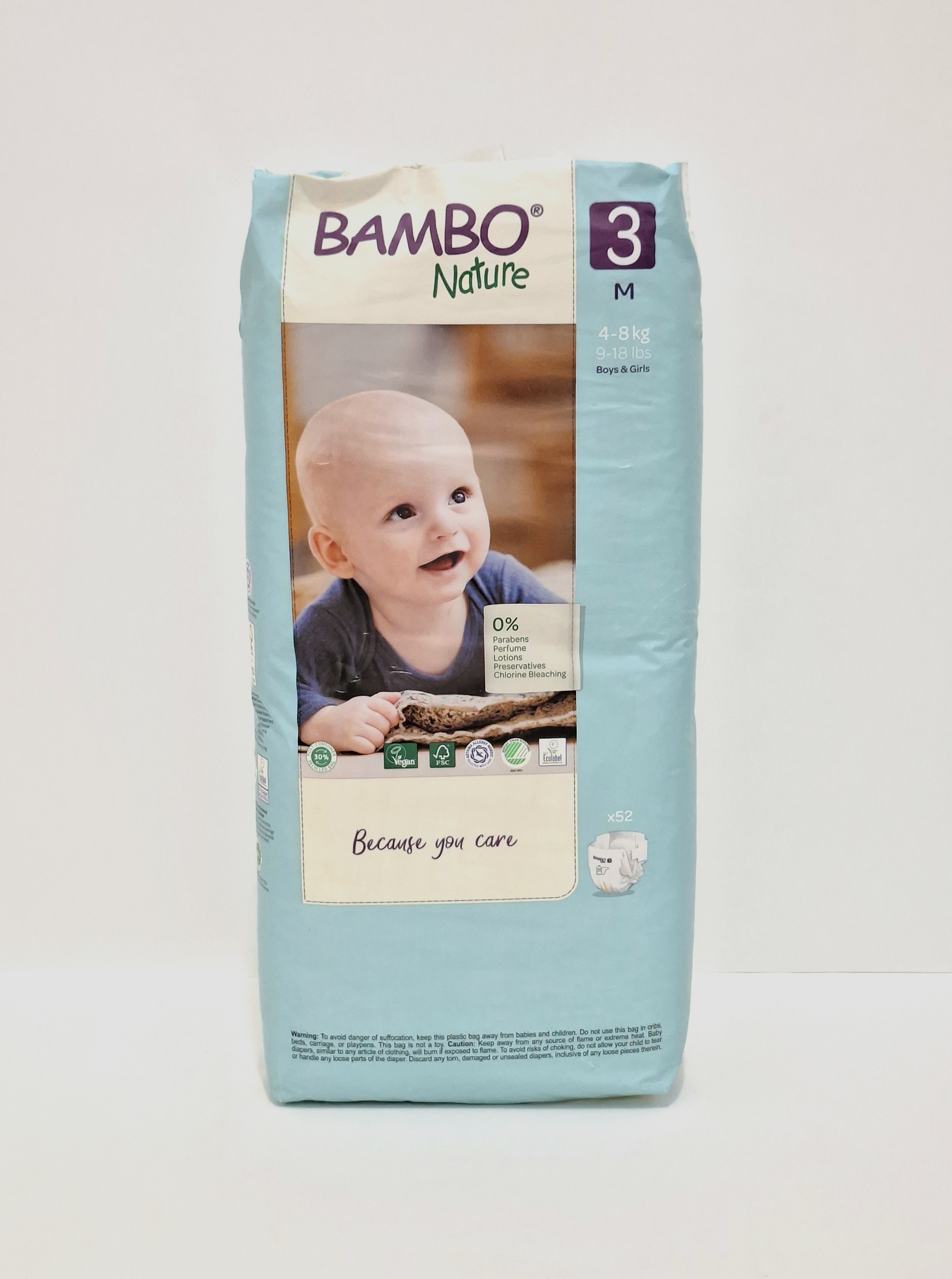 Bambo Natur x 3 midi 5-9kg x 52 19263 Abena