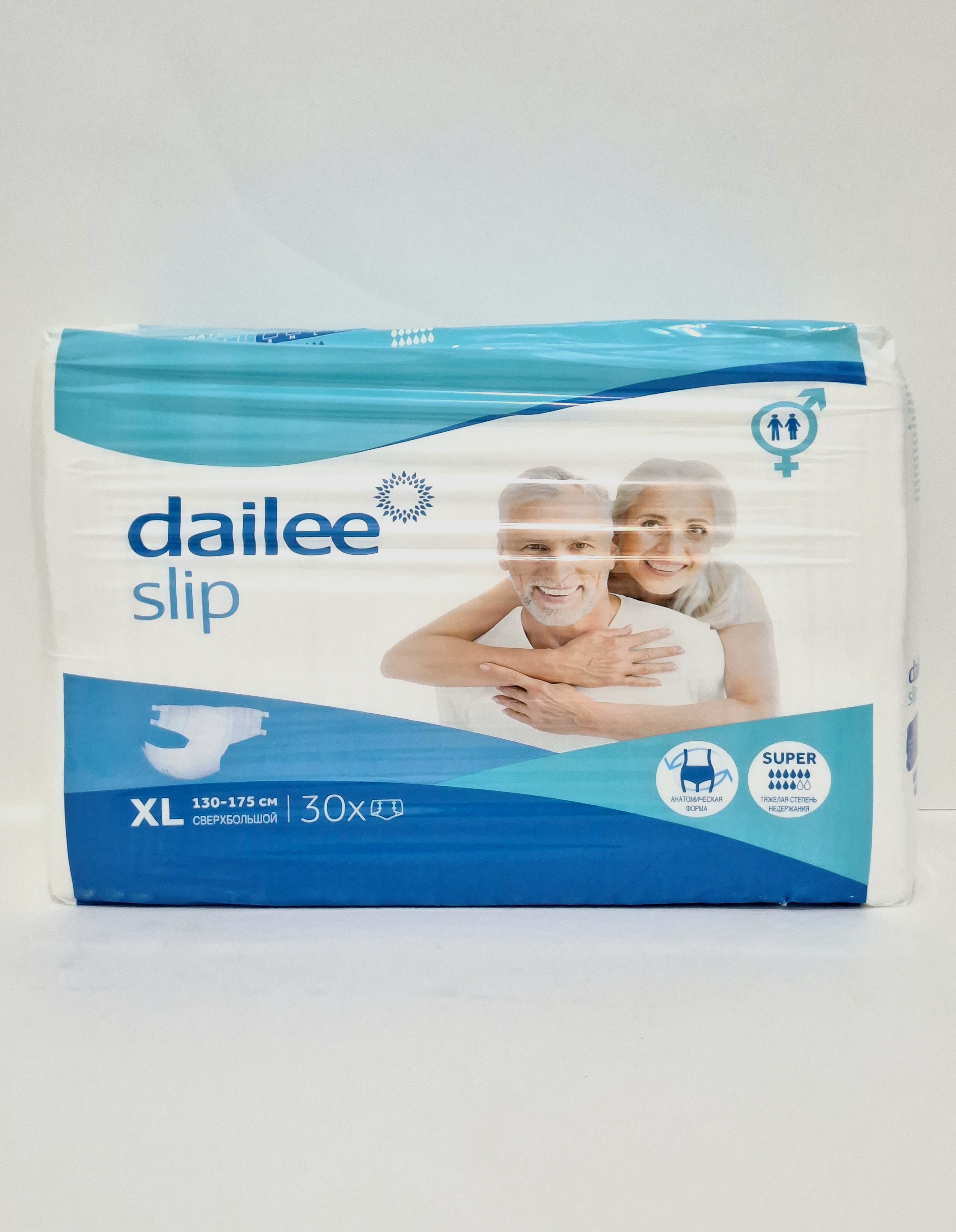 Подгузники для взр dailee super XL (130-175 см), 8 капли Россия