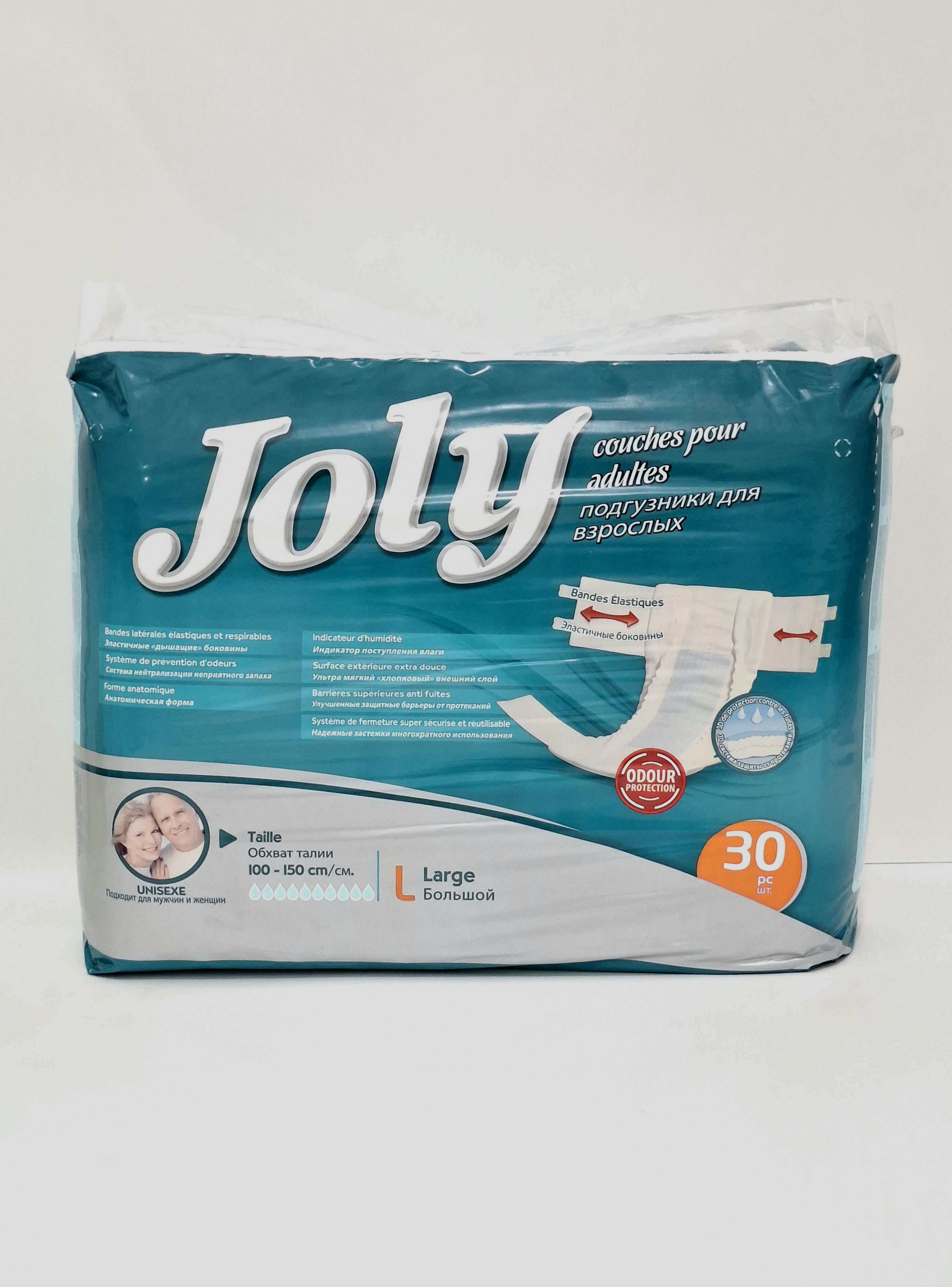Подгузники д/взр JOLY Adult Diaper L 4*30 Проктер