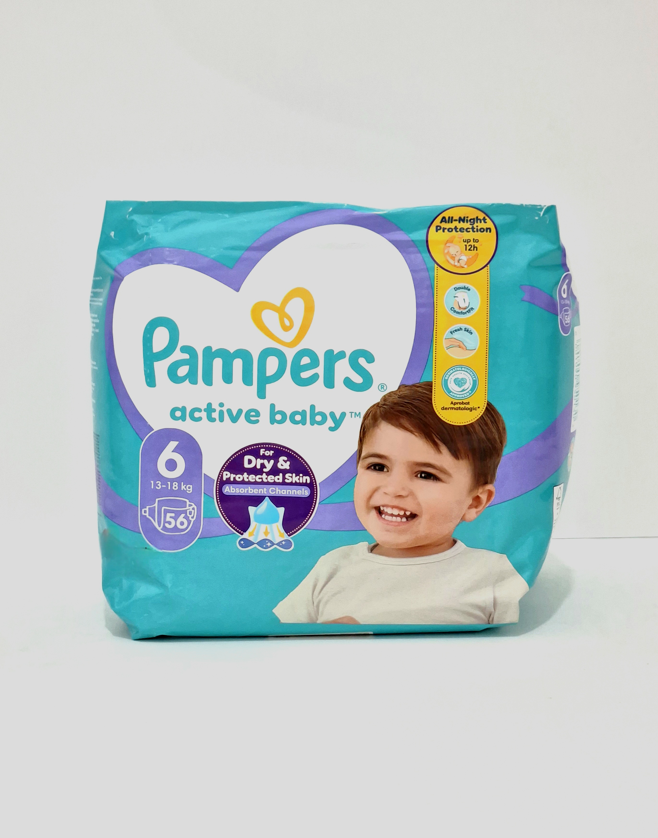 Pampers active Baby diapers. x 6 13-18kg x 56 Prokter&Gembl, Germany