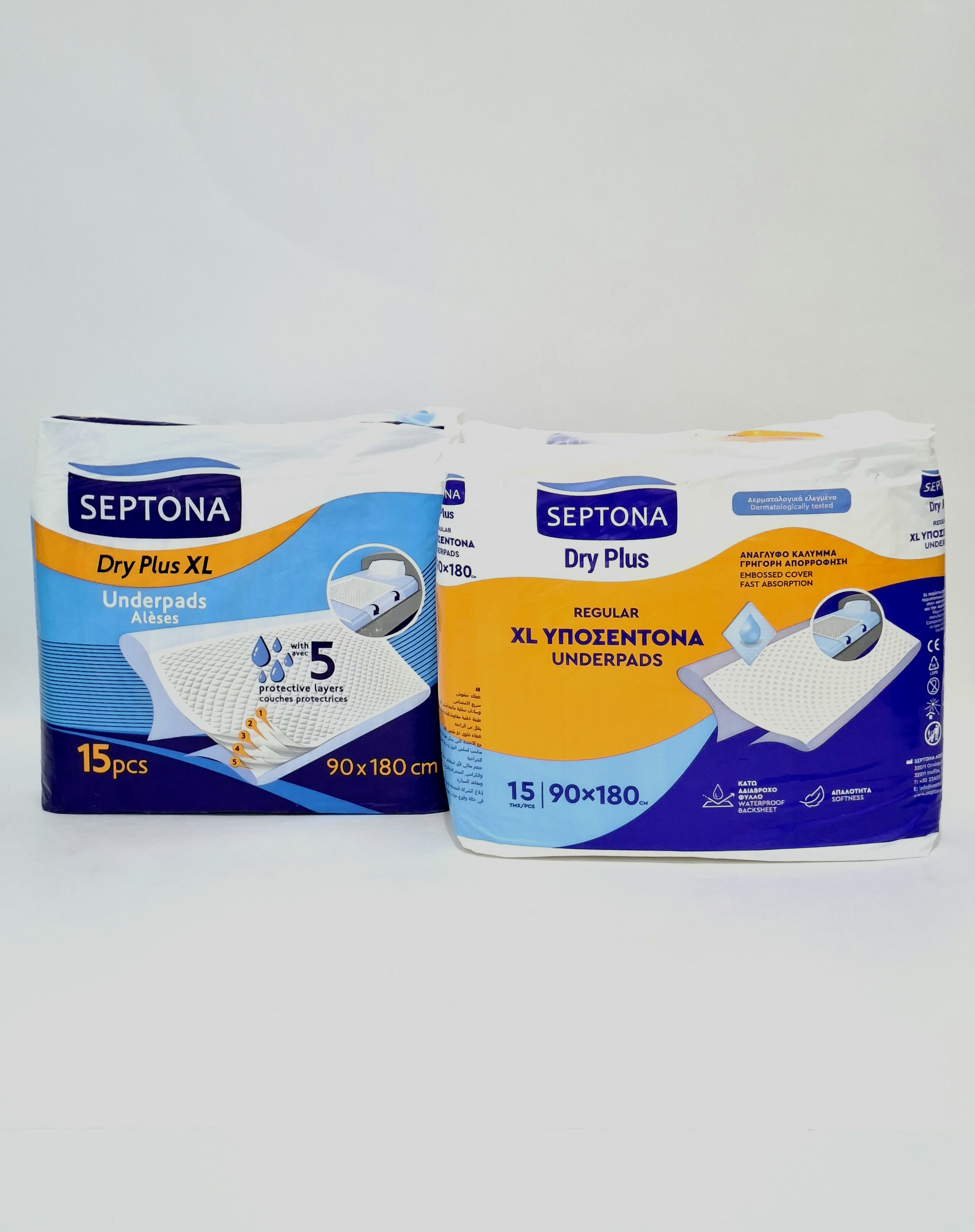 Sheets vpit. PREMIUM 90 x 180 in pack 15pcs, code 0043 Septona