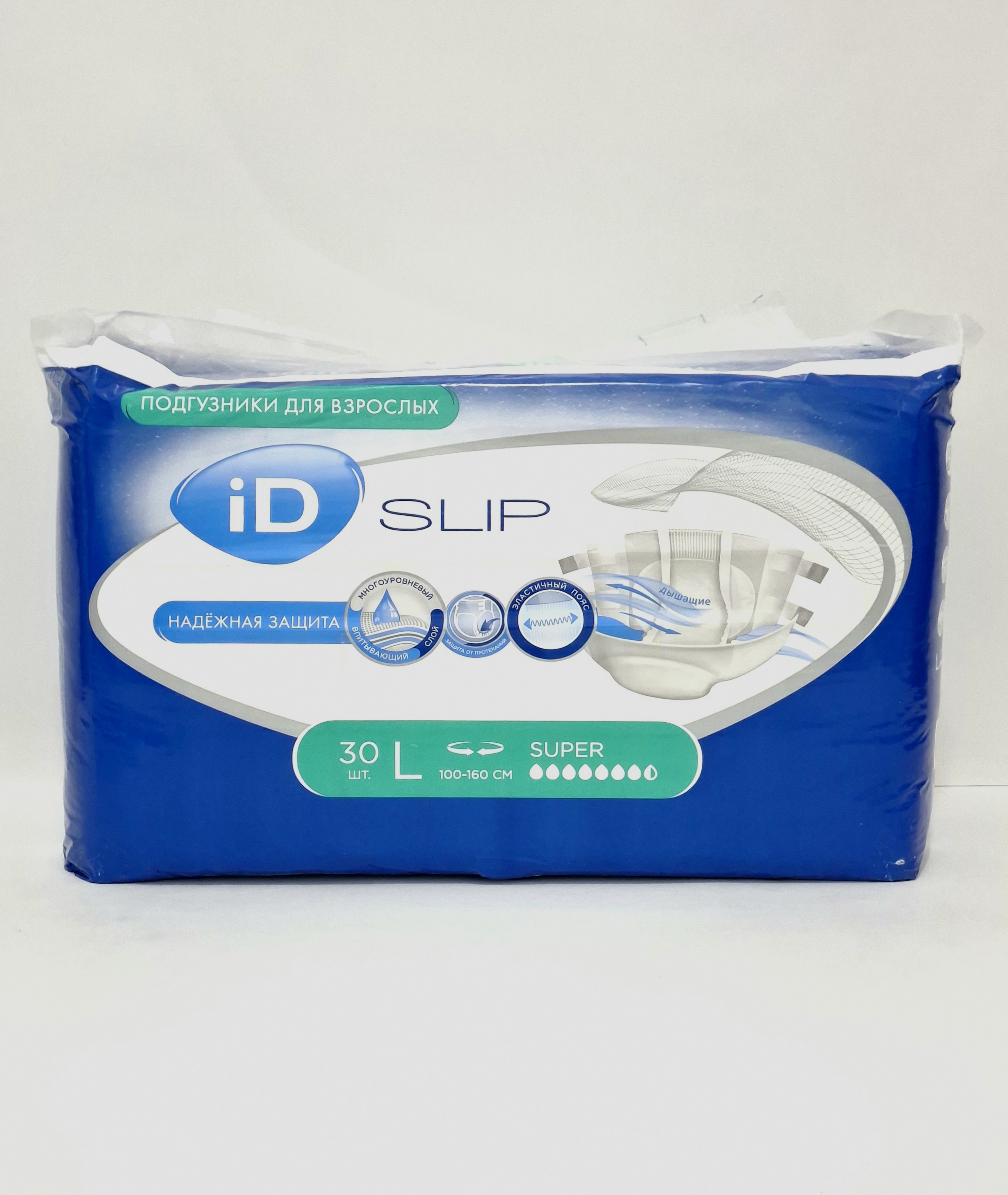 Diapers for adults. iD Slip L-30 pcs BELGIYa