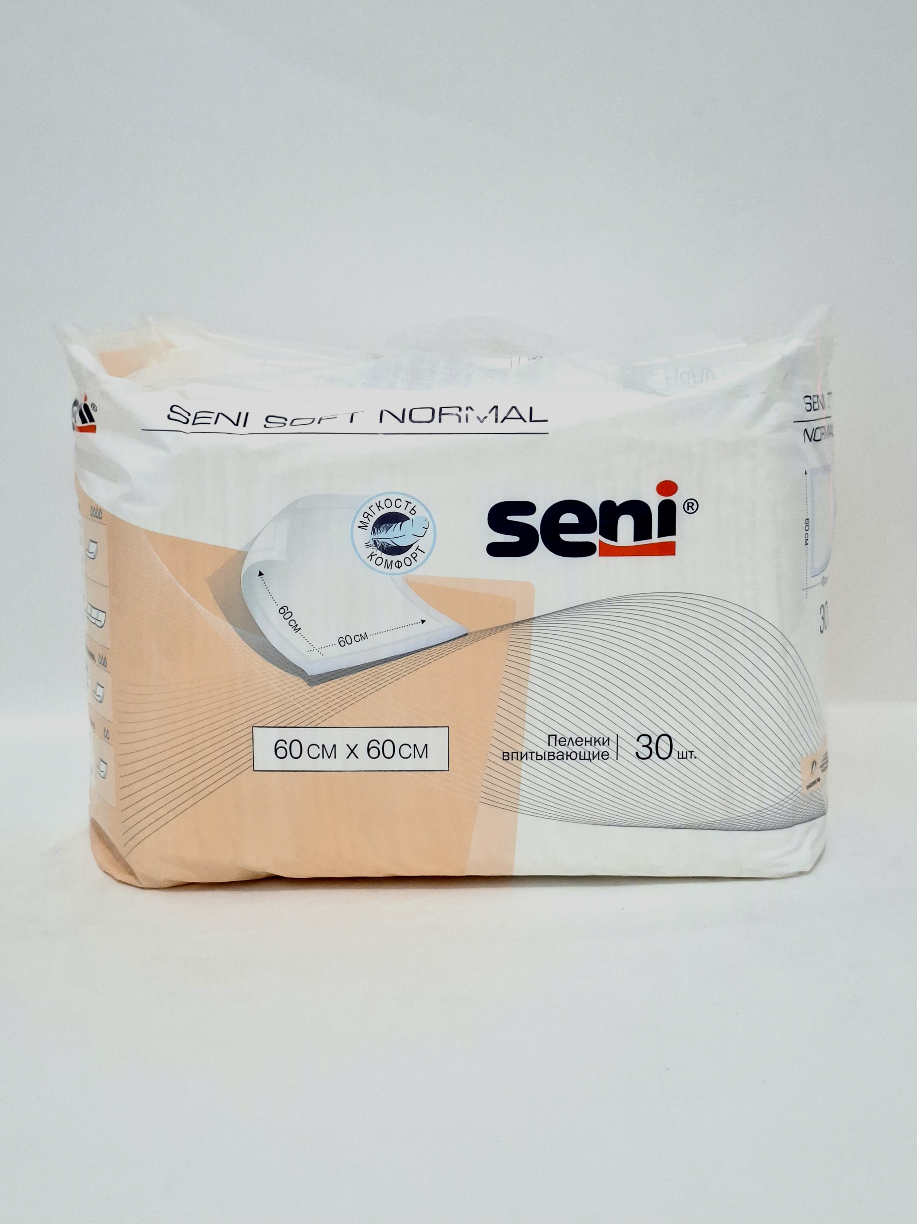 Seni Soft Normal Пеленки (Сени) 60х60 N30 Россия