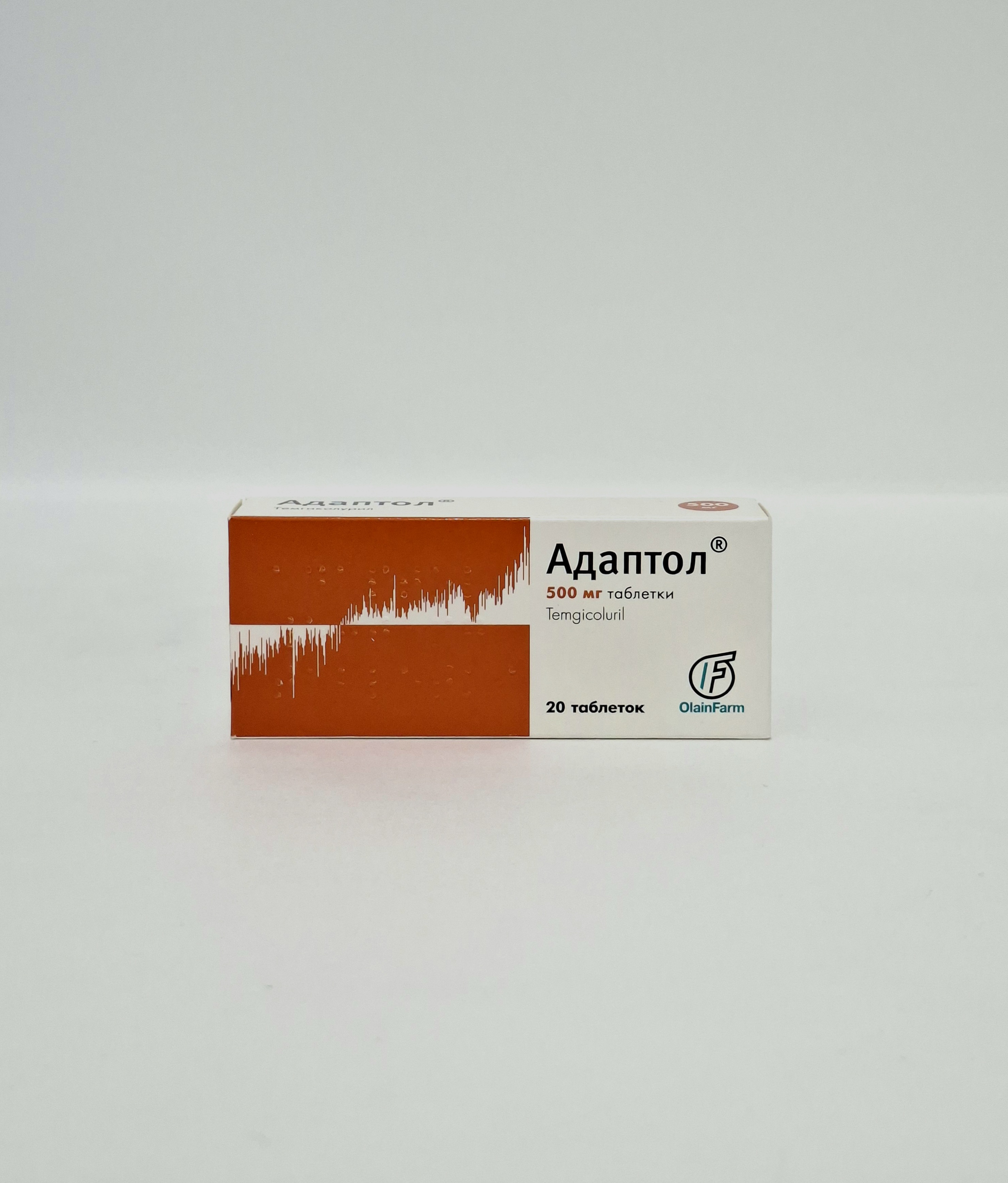 Адаптол таб. 500мг N20 Латвия, Олайнфарм