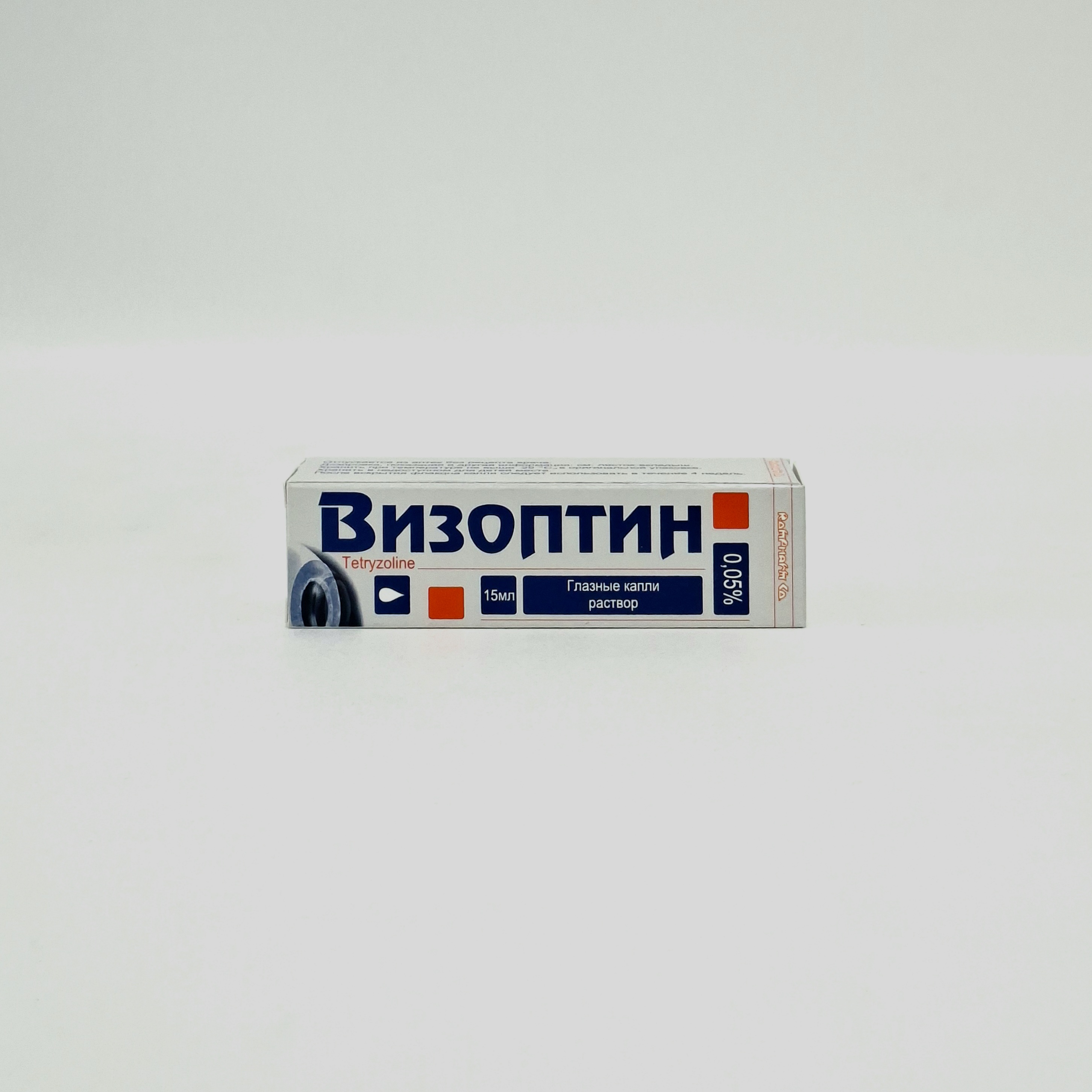 Визоптин гл. кап. 0.05% - 15мл Ромфарм Румыния