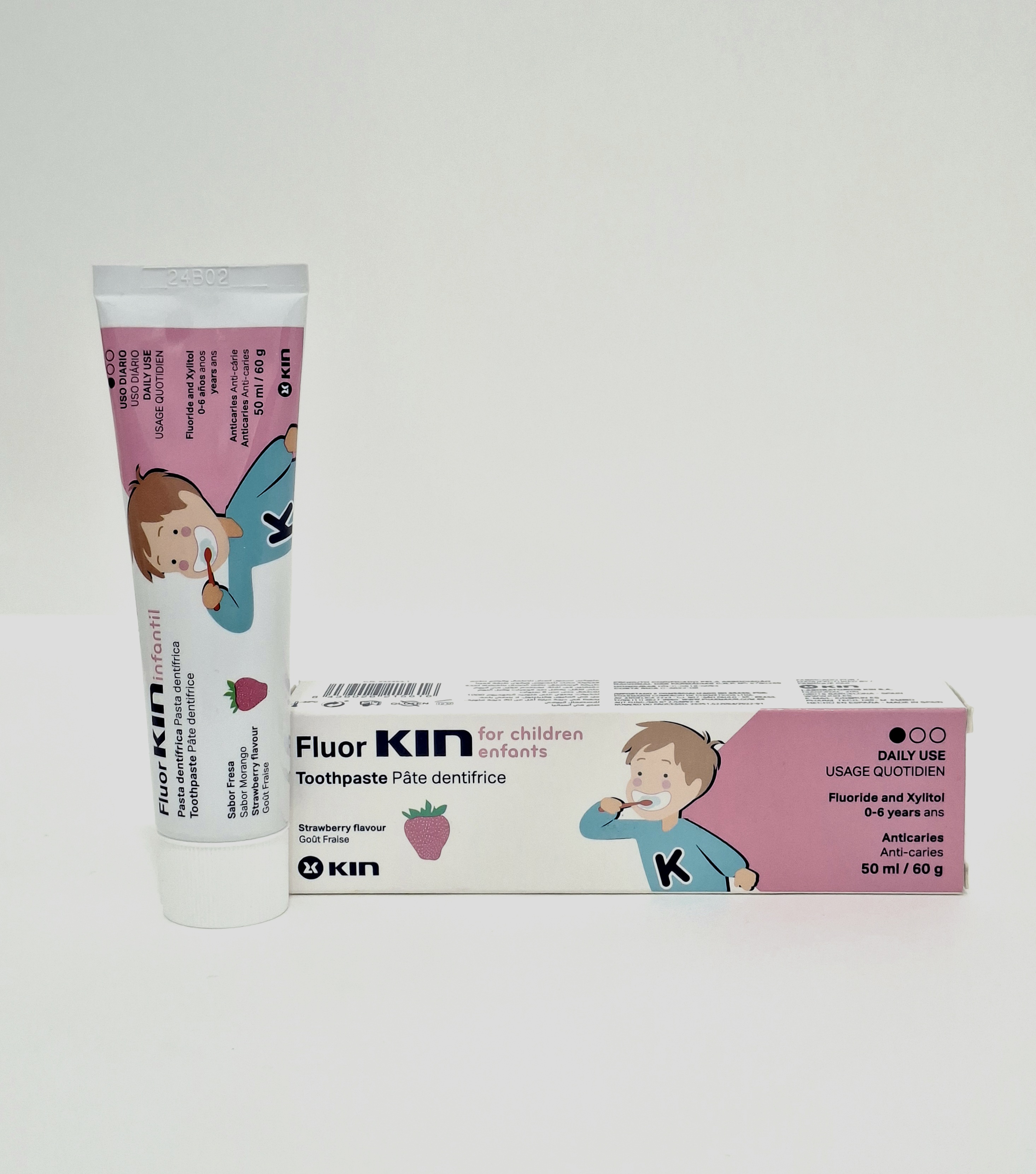 Kin Flor toothpaste children's strawberry 0+ 50ml 5616 Kin, Spain