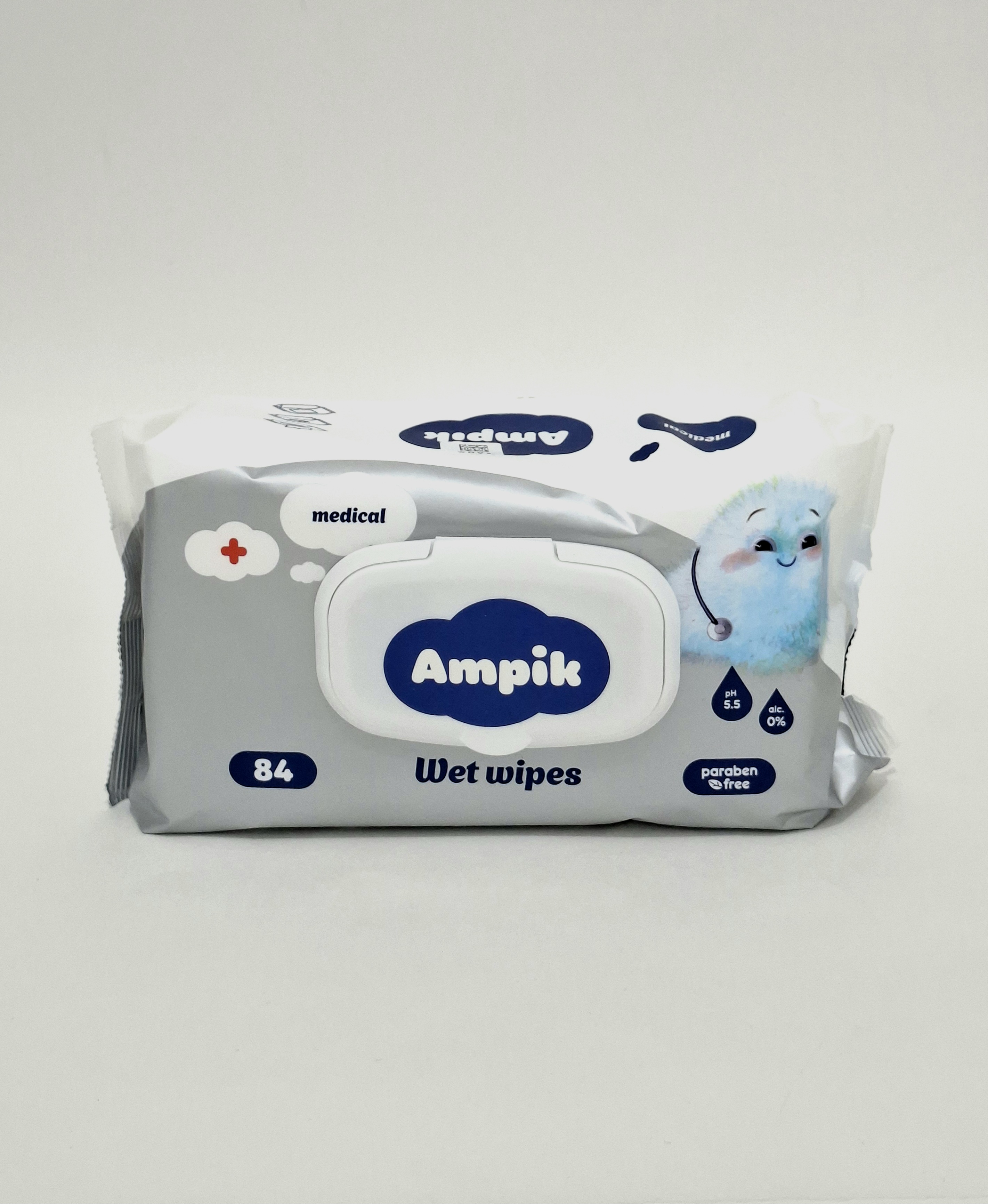 Ampik wet wipes medical x 84 Keyr Grup, Armeniya