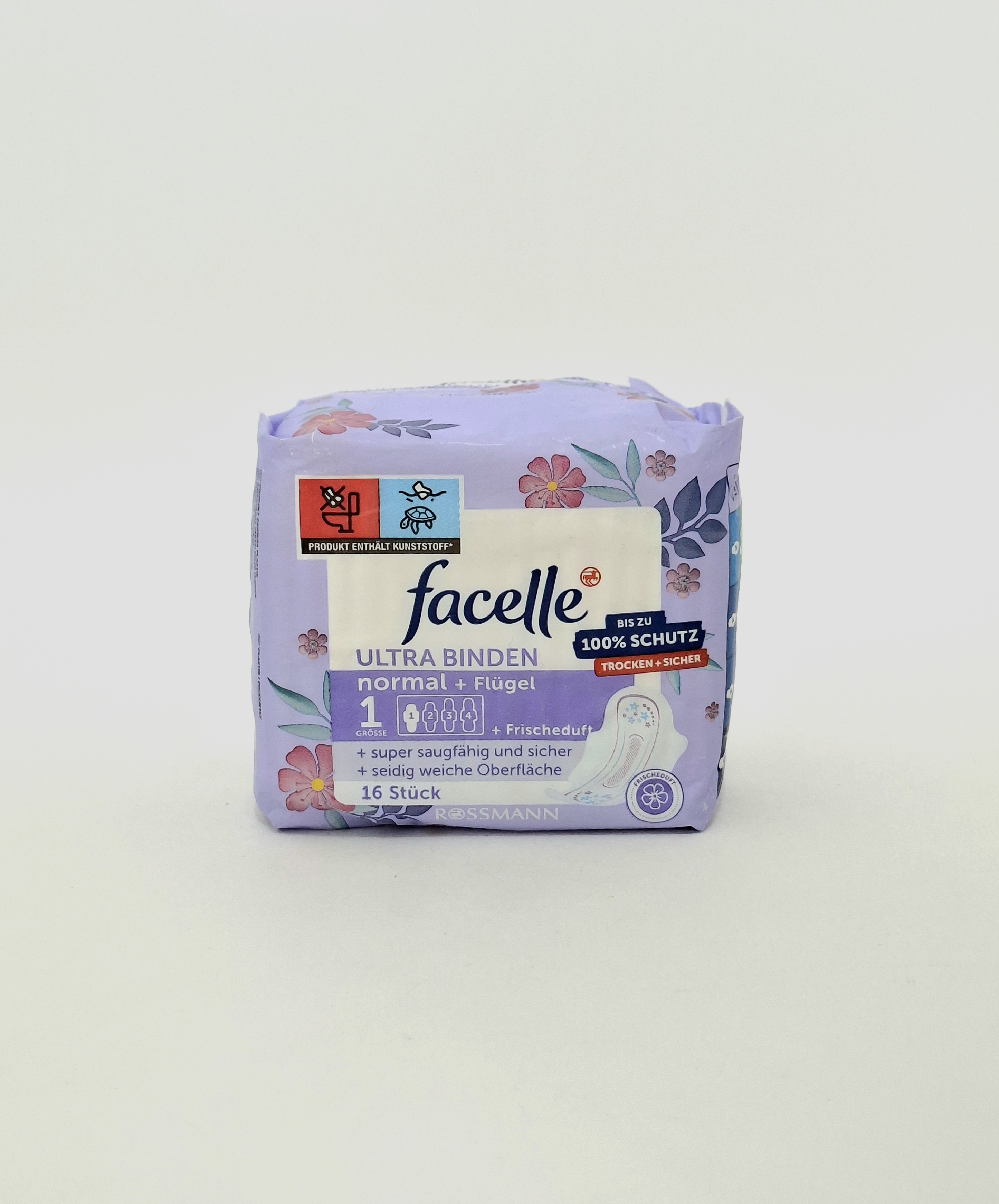 Прокладки гигиениче Facelle с крылышками Ultra Normal 16 шт Германия