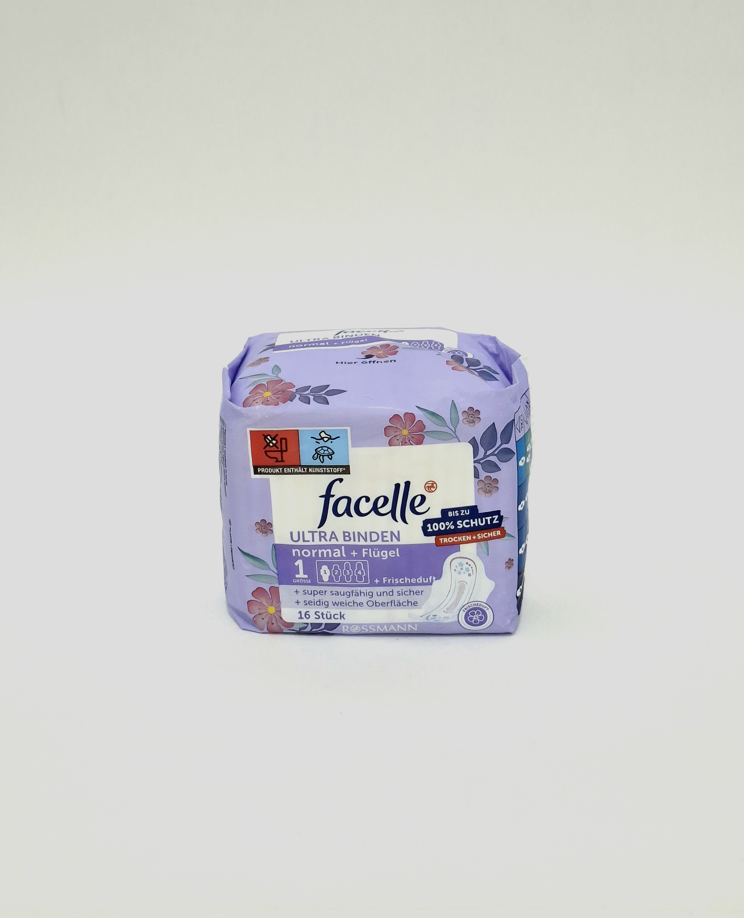 Pads hygienic Facelle Ultra Normal fresh 16 pcs Germany