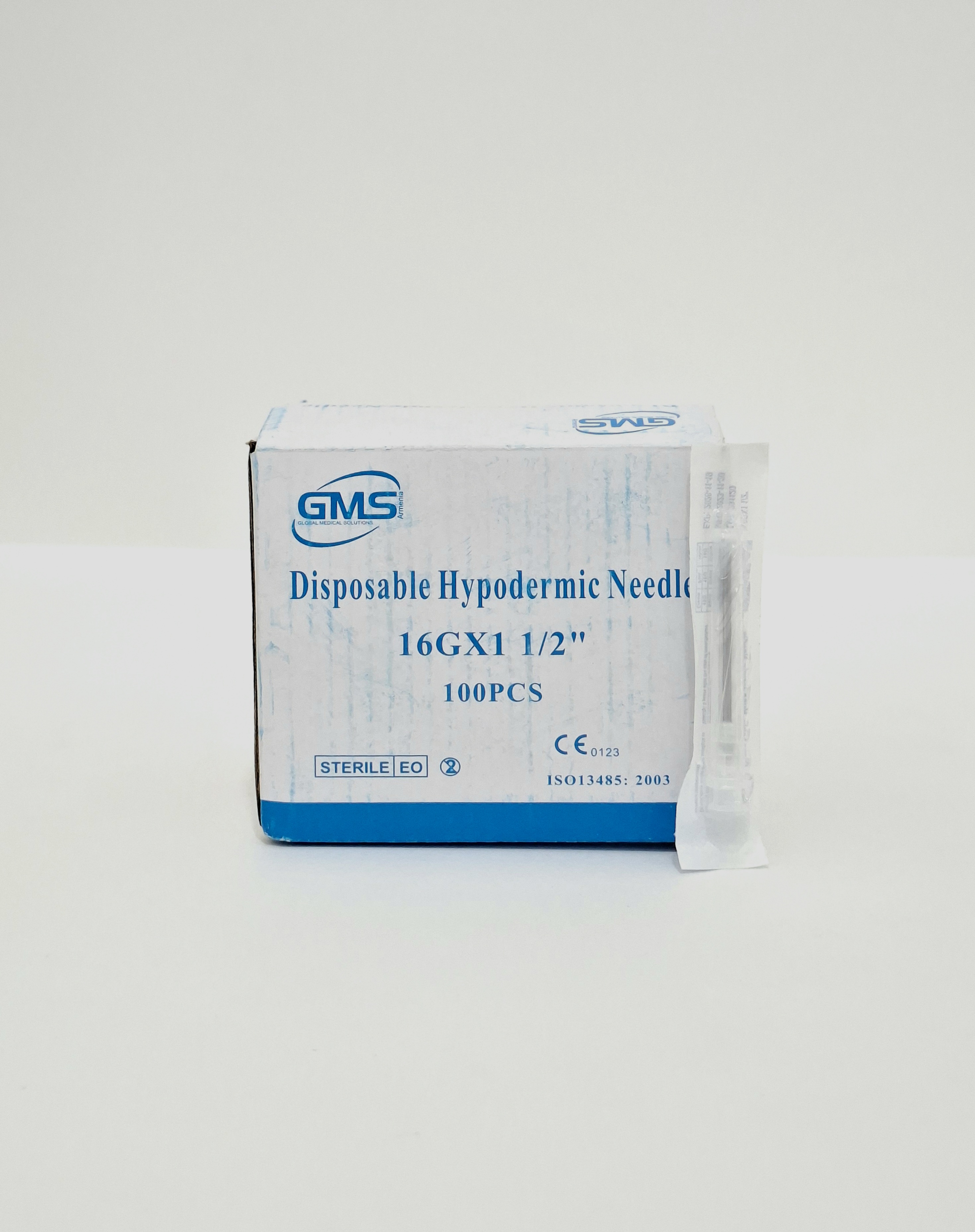 Needles 16Gx1 1/2 x 100 white DzhiMS