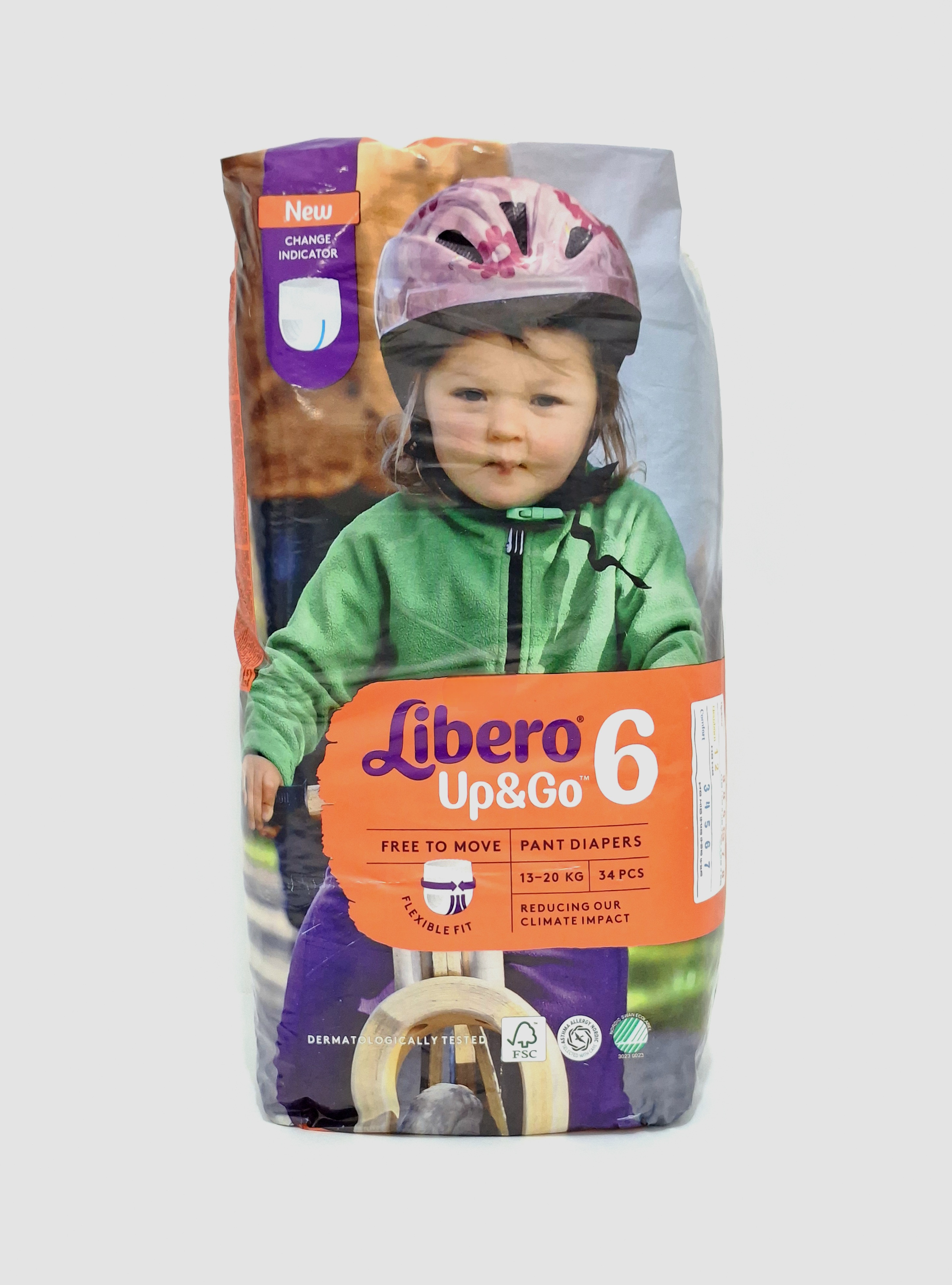 трусики UP&GO N6, 13-20 кг x 34 код 80060 Либеро