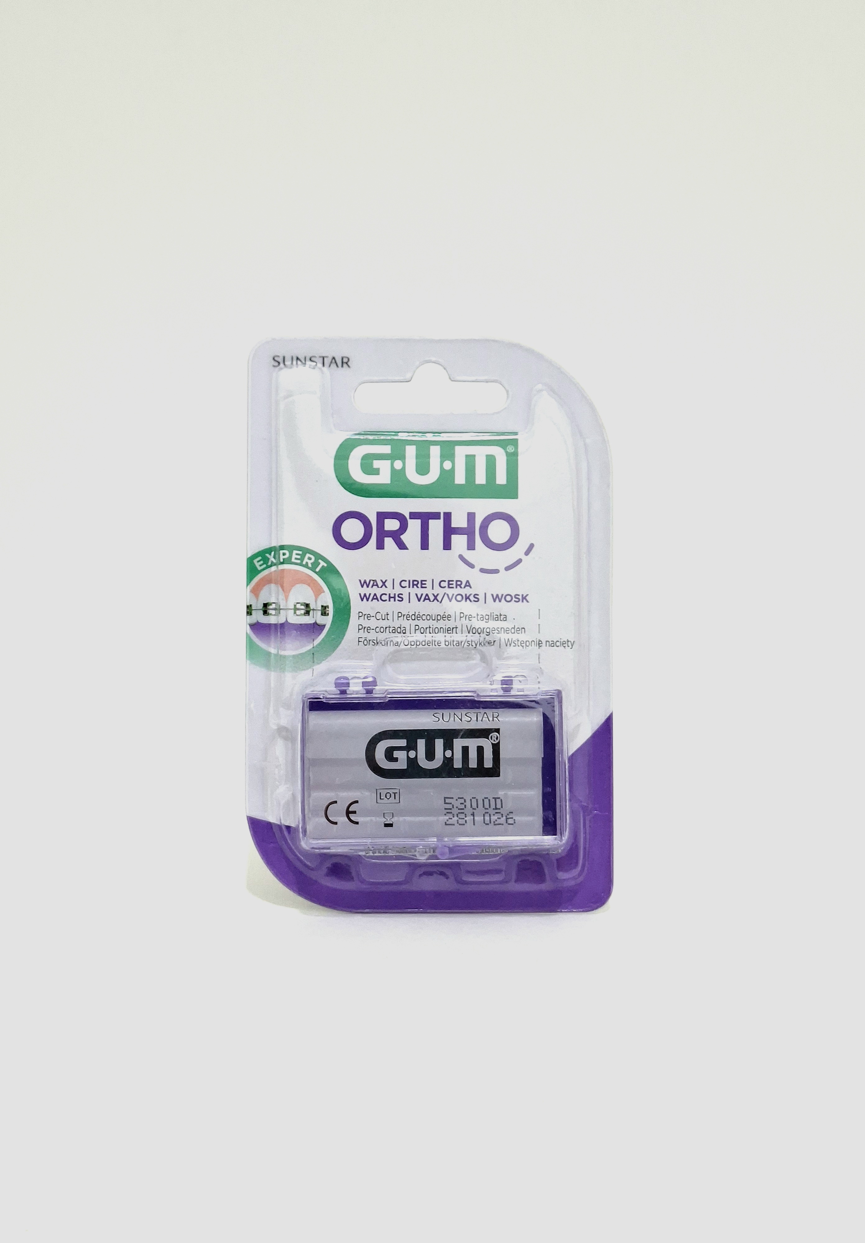 VOSK ORTODONTALNYE "GUM ORTHO WAX"(723 MF) for dental. breketov x 30 Gum-Shveytsariya