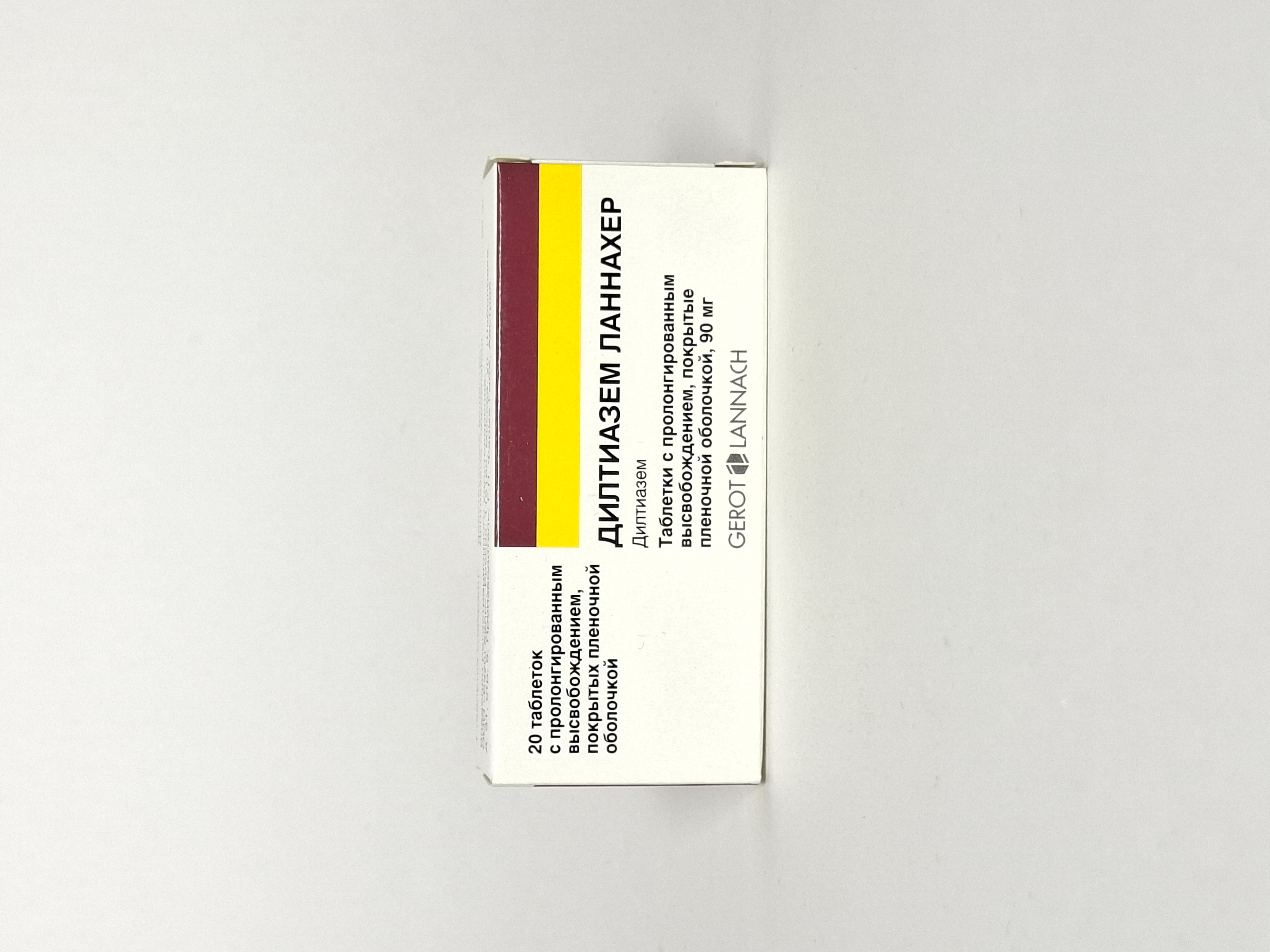 Diltiazem retard tablets 90mg x 20 Avstriya