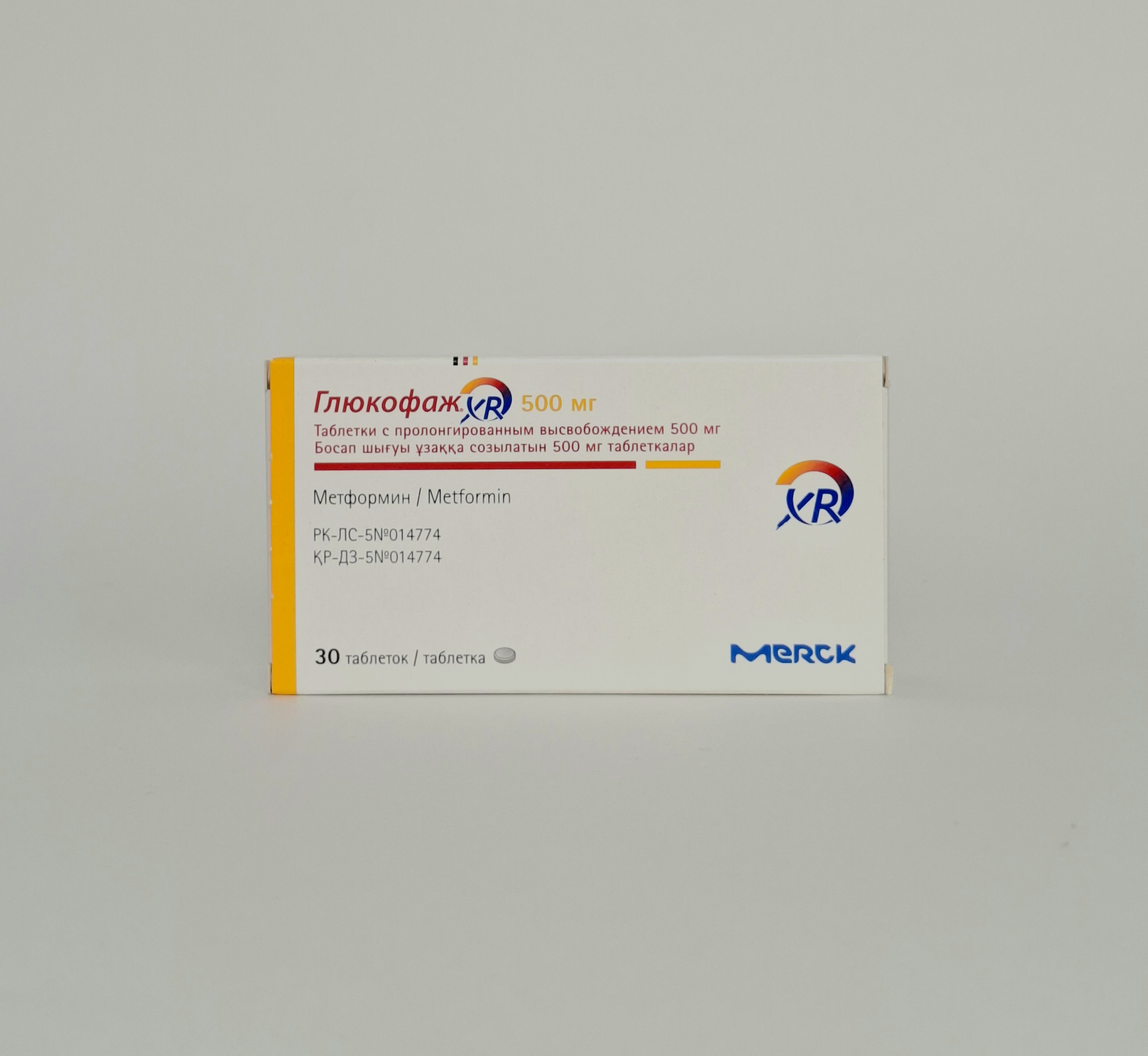 Glyukofazh XR coated tablets 500mg x 30 Merk KGaA i Ko. Verk Shpittal