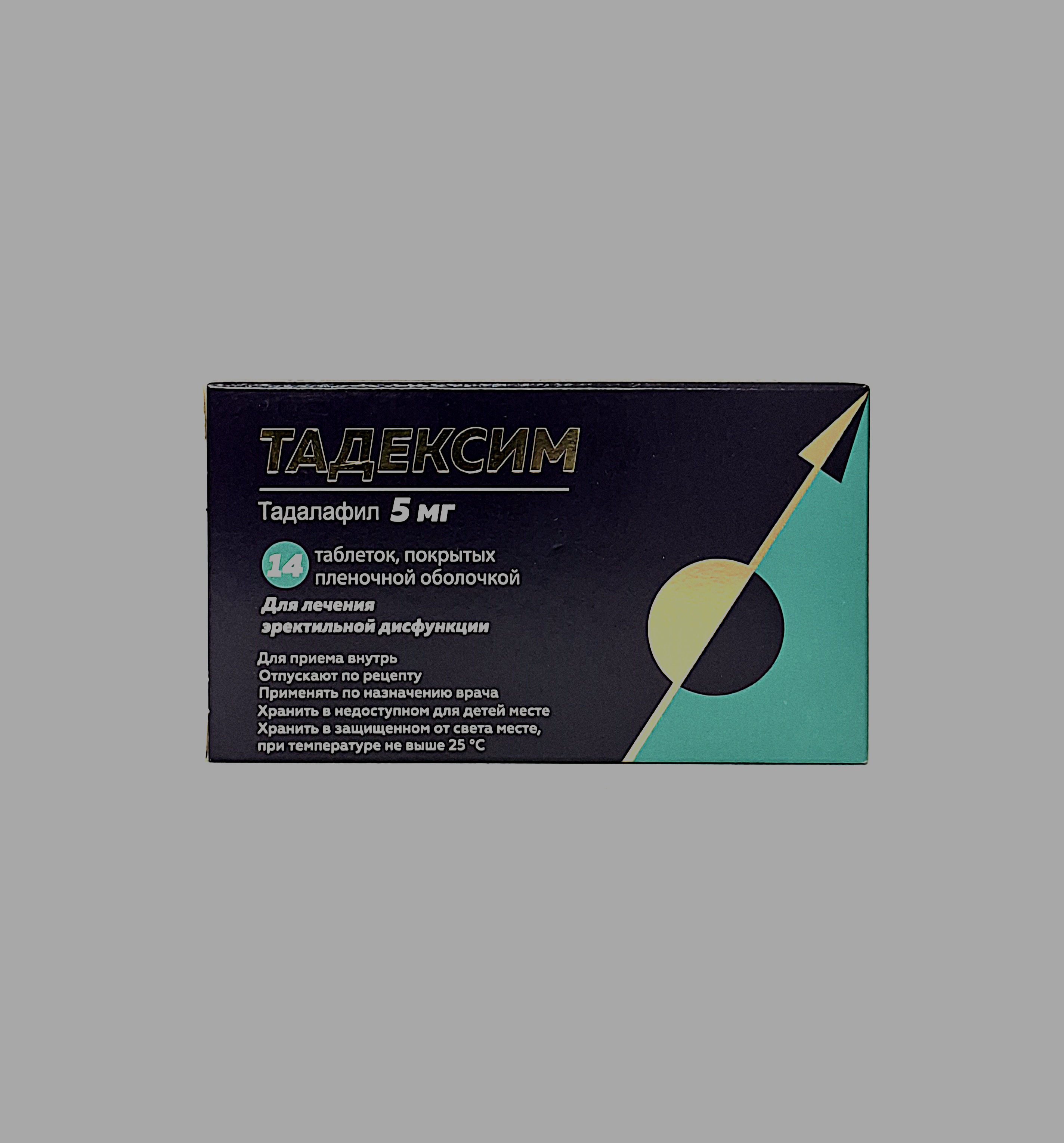 Tadexim tablets 5mg x 14 Severnaya Zvezda ZAO