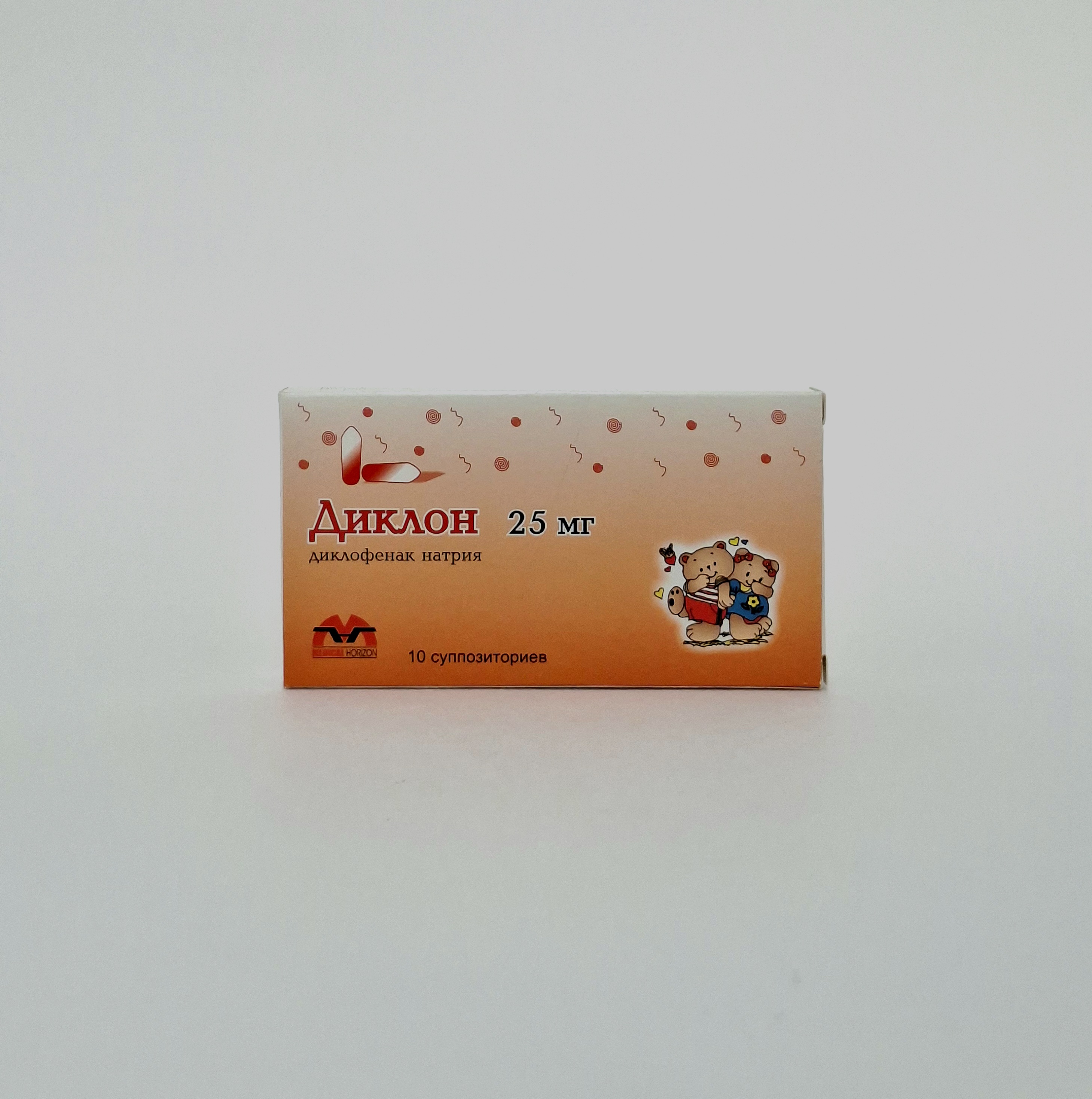 Diclon suppositories 25mg x 10 Medikal Orizon, Armeniya
