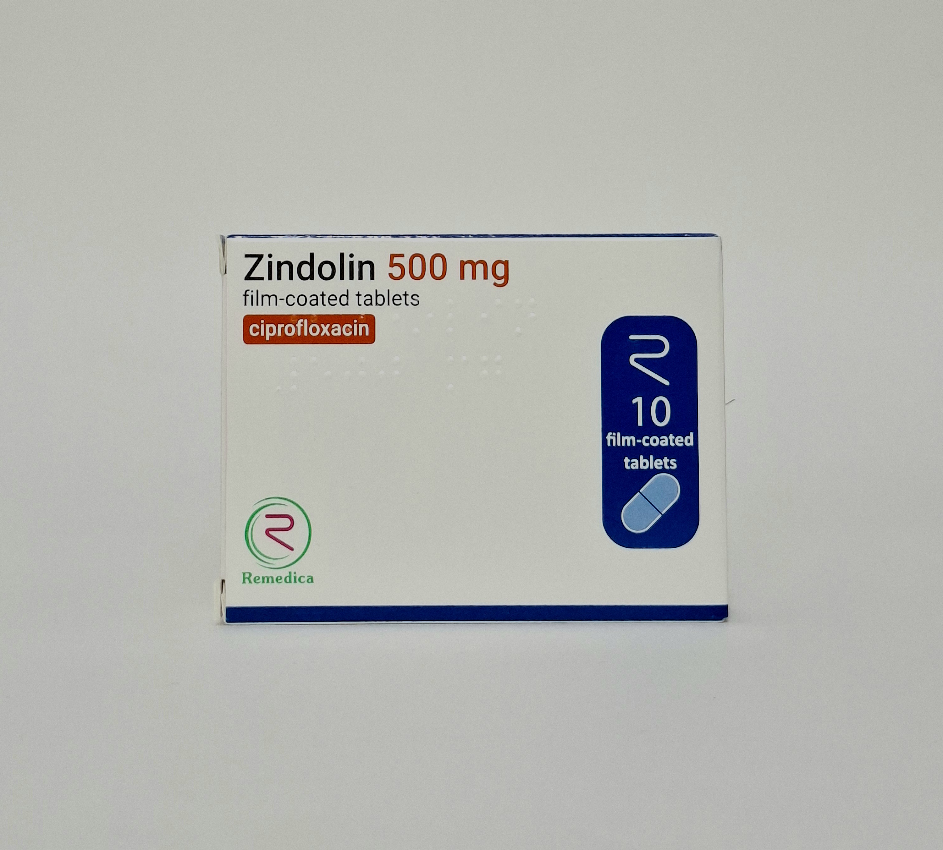 Zindolin tablets 500mg x 10 Kipr