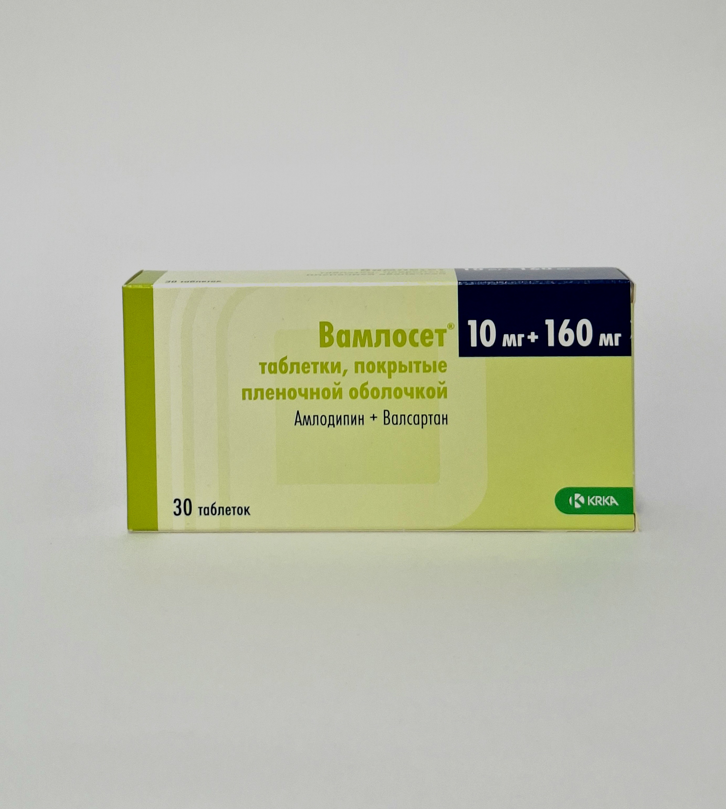 Vamloset tablets 10mg/160mg x 30 KRKA Slovenia
