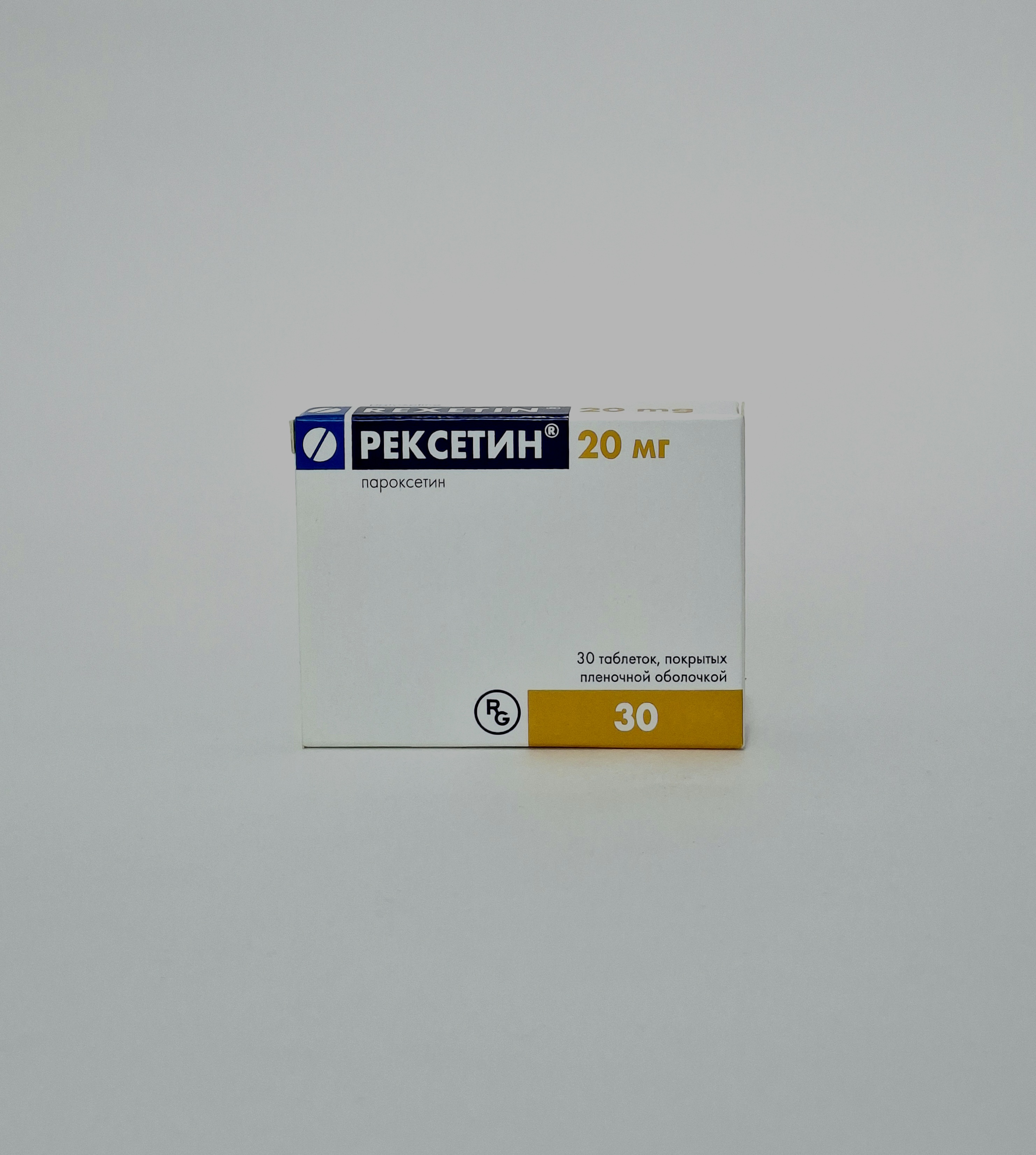 Rexetin 20mg tablets p/o x 30 Gedeon Rikhter Vengriya