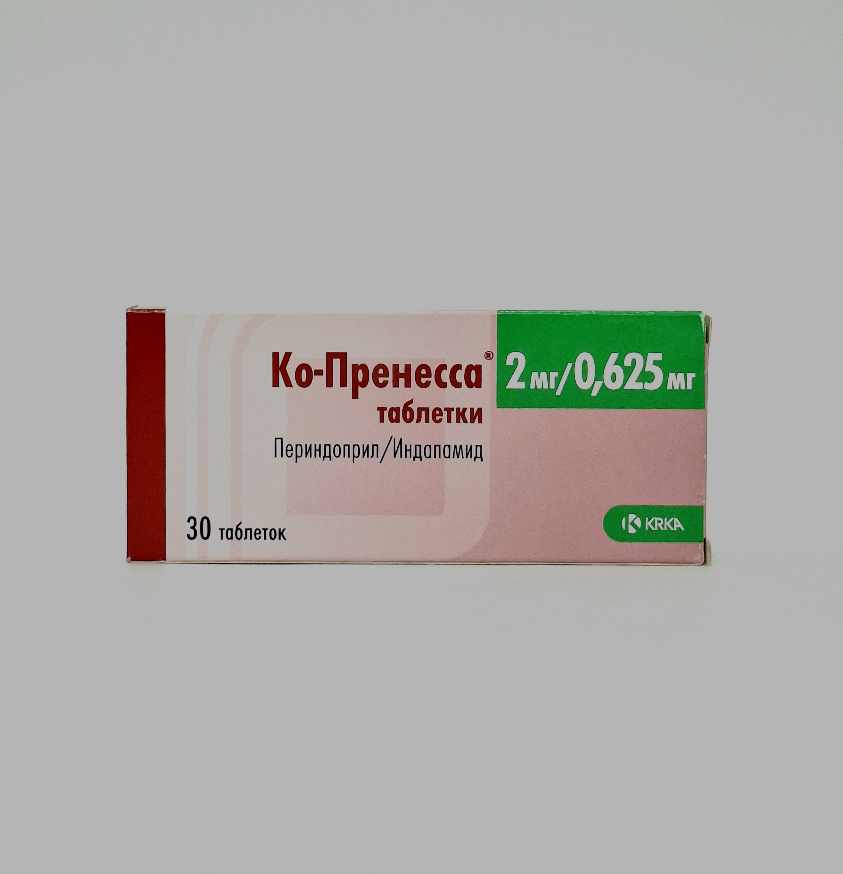 Co-Prenessa 2mg/0.625mg tablets x 30 KRKA