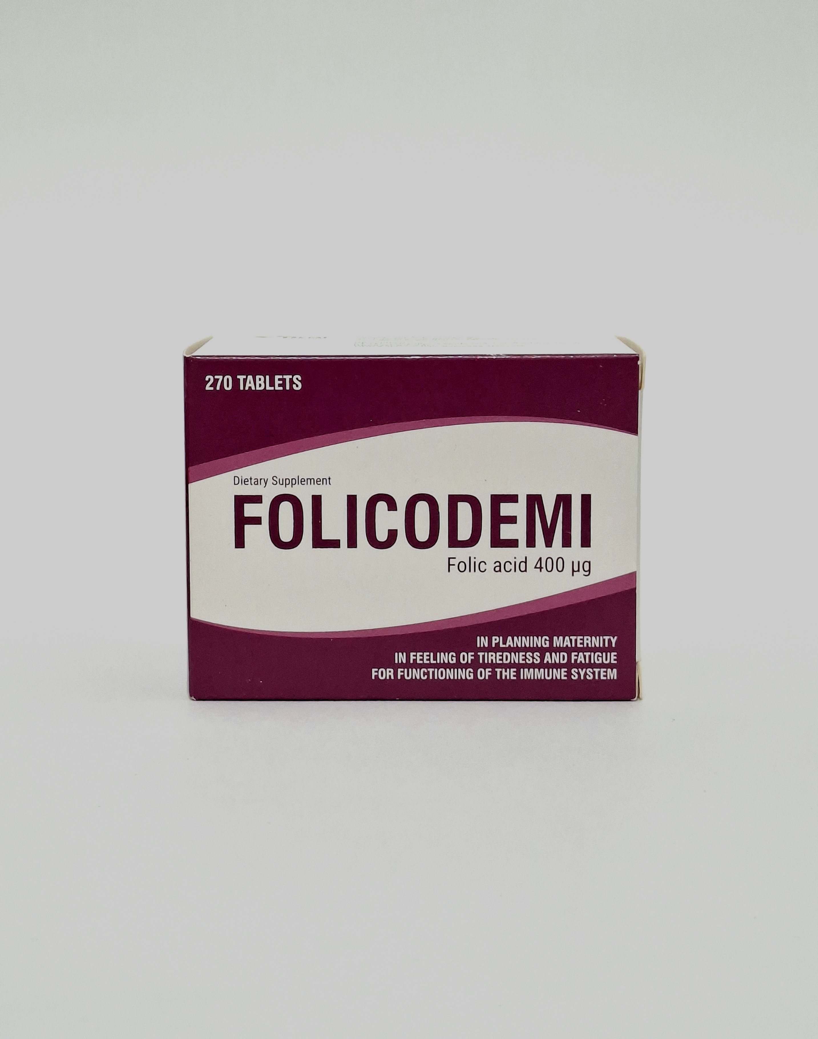Folikodemi tablets,0.4mcg x 270 Poland