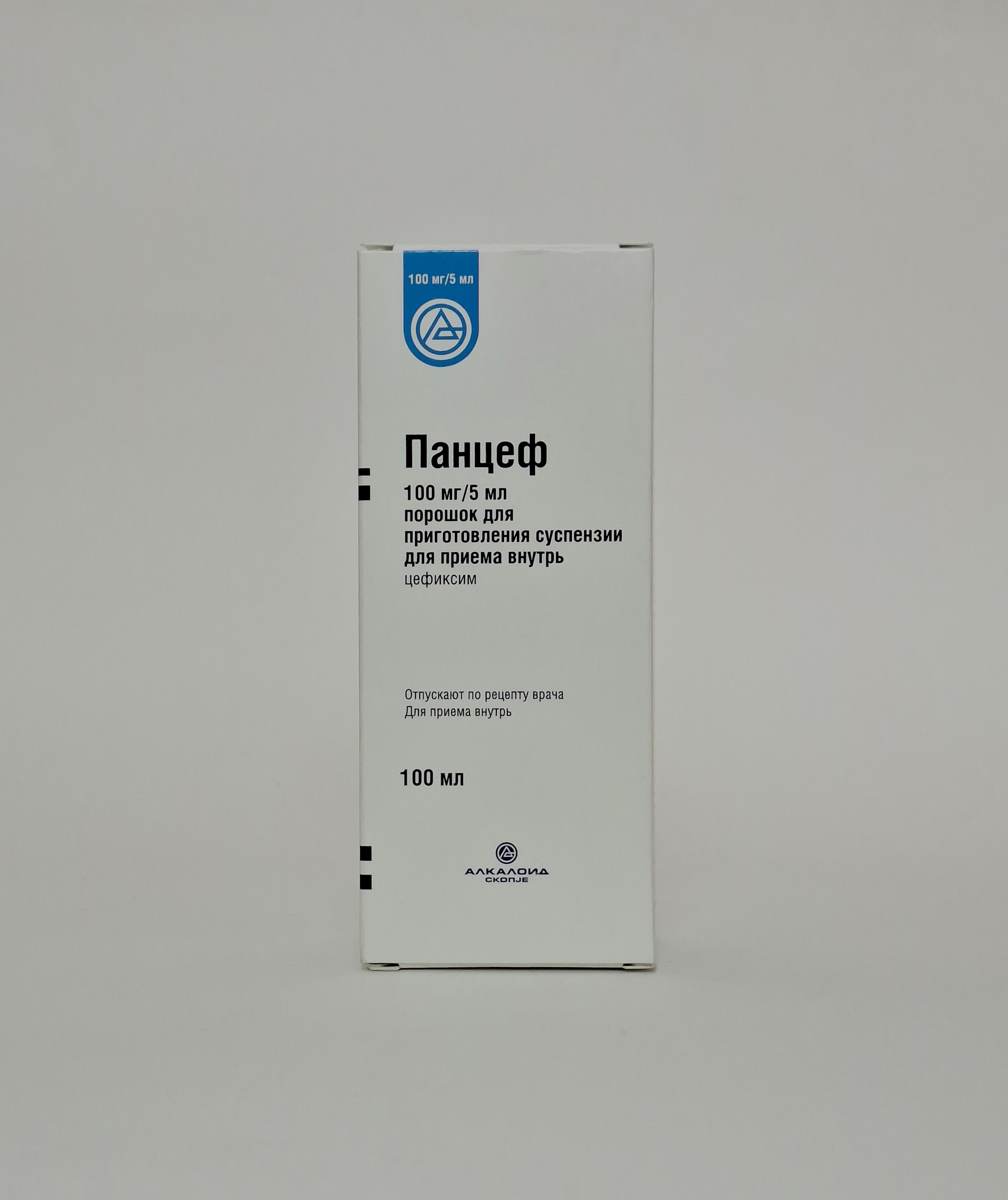 Панцеф сусп. 100мг/5мл 100мл Алкалоид