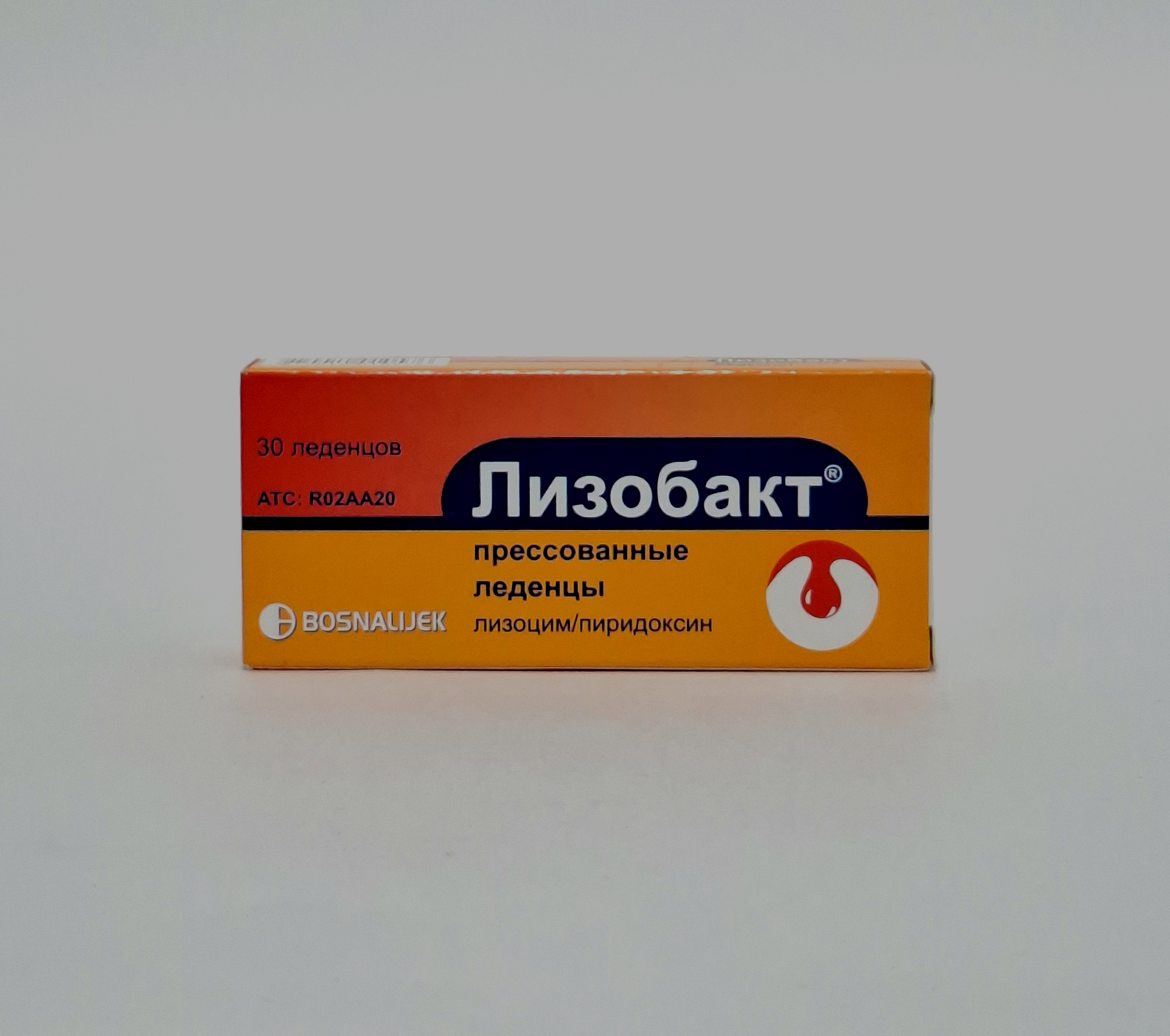 Lizobakt tabletsfor rassasyv. x 30 Bosnalek AO
