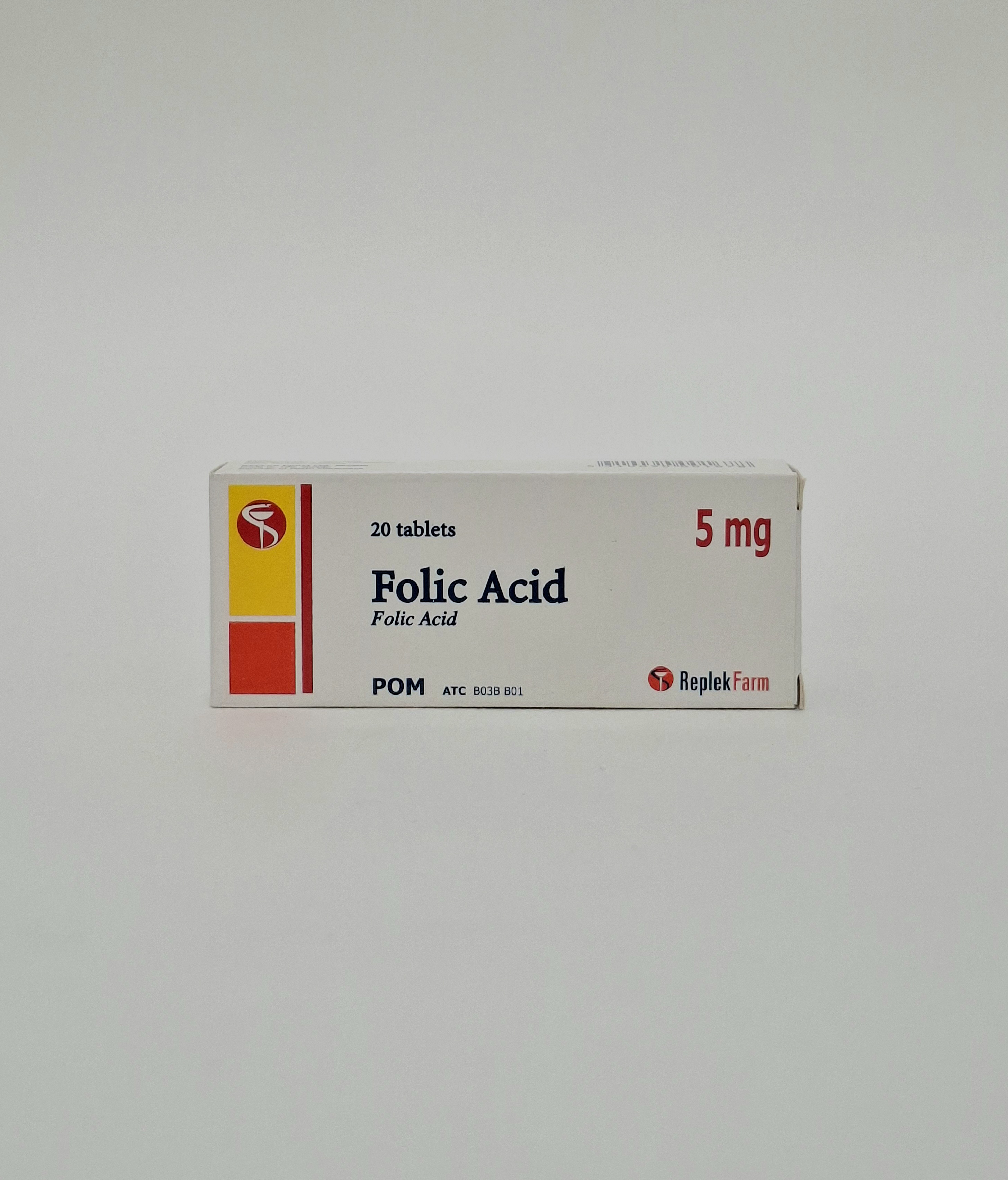 Folievaya acid 5mg tablets x 20 ReplekFarm