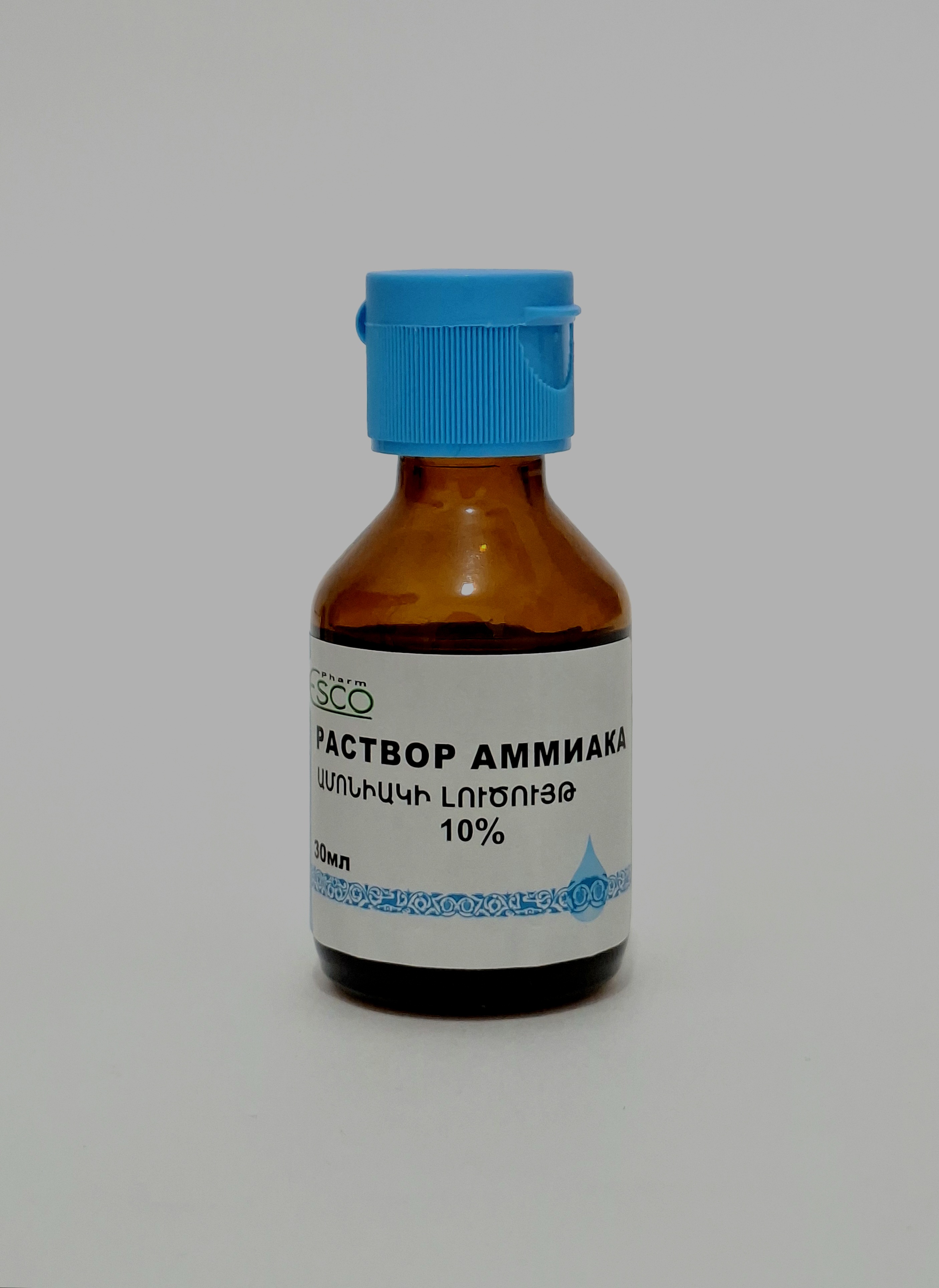 Ammiak solution 10% 30ml st.. bottle Esko farm