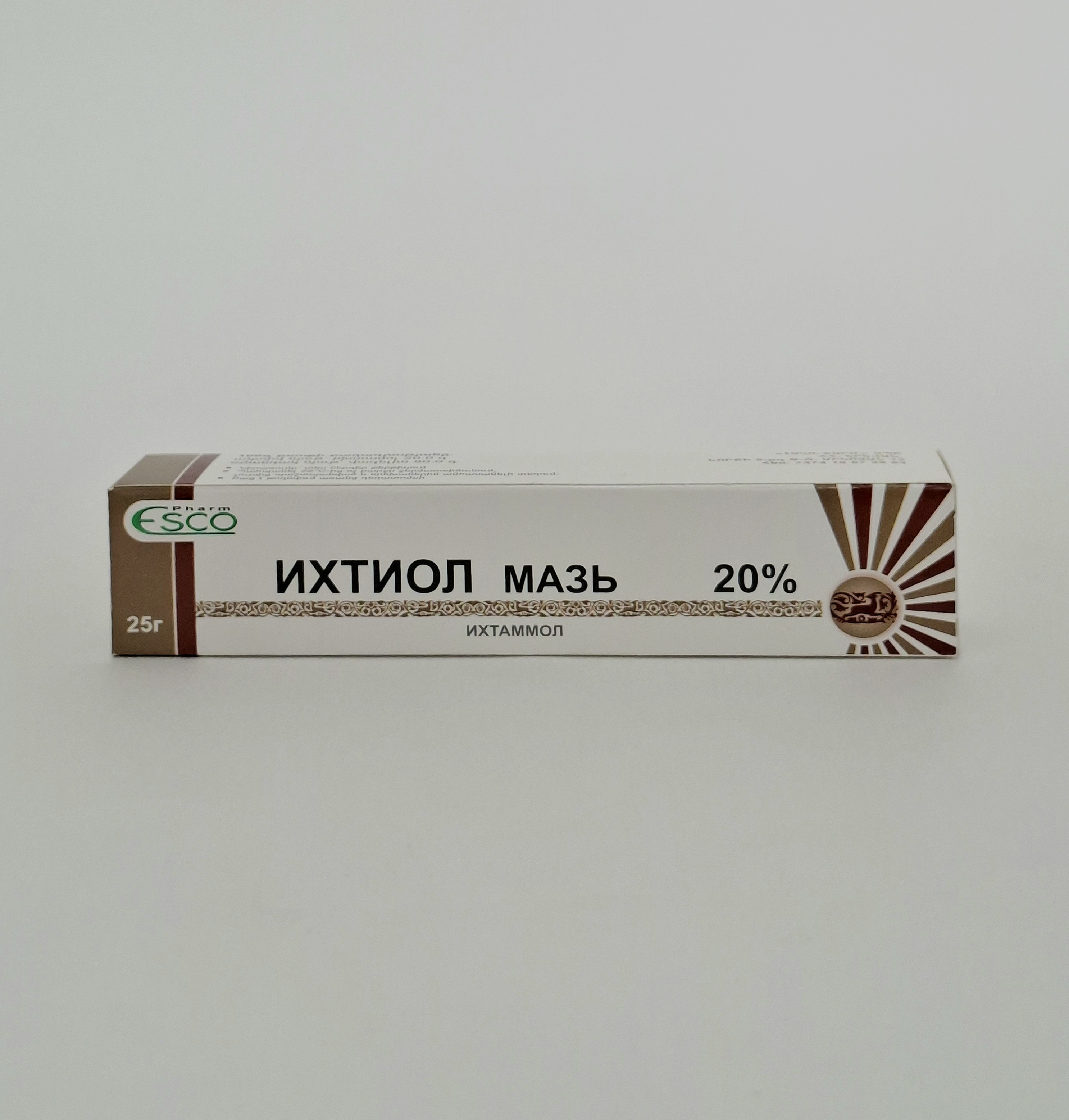 Ихтиоловая мазь 20% 25г Эско фарм