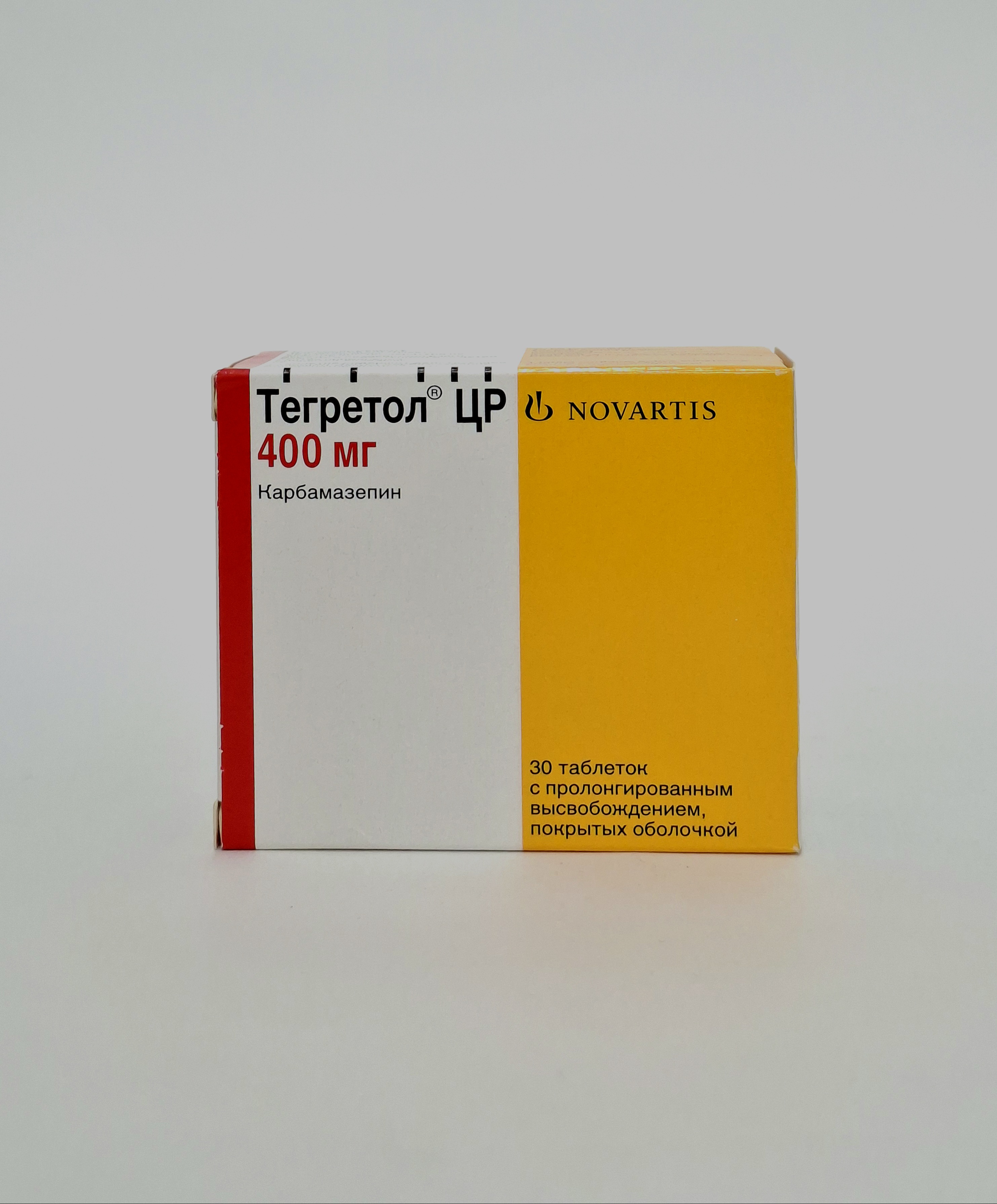 Tegretol CR tablets 400mg x 30 Novartis.Shveytsariya